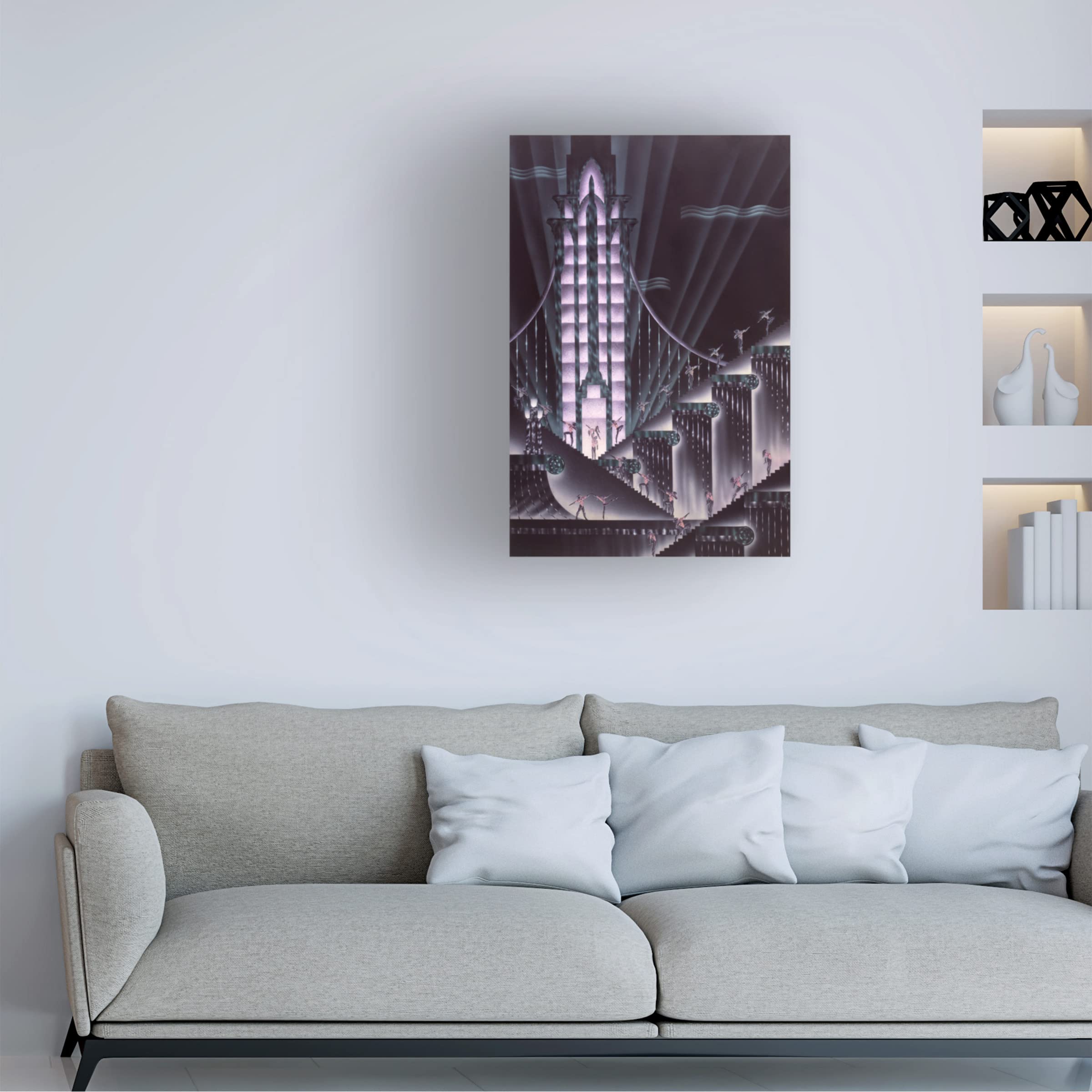 Trademark Fine Art 'Salute' by Robert Hoppe - Premium Canvas Wall Art for Living Room, Office & Home Decor | Military Tribute Painting