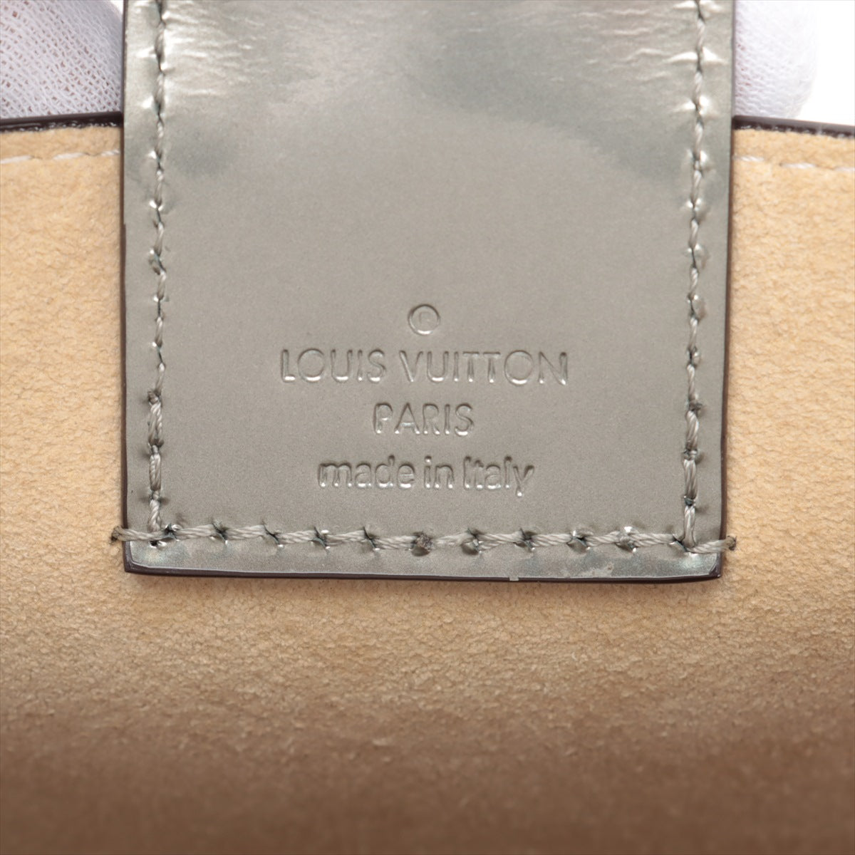 Louis Vuitton Monogram Vernis Long Beach PM Silver Handbag - Preorder Luxury Designer Tote for Women | Perfect for Work, Travel & Evening Events
