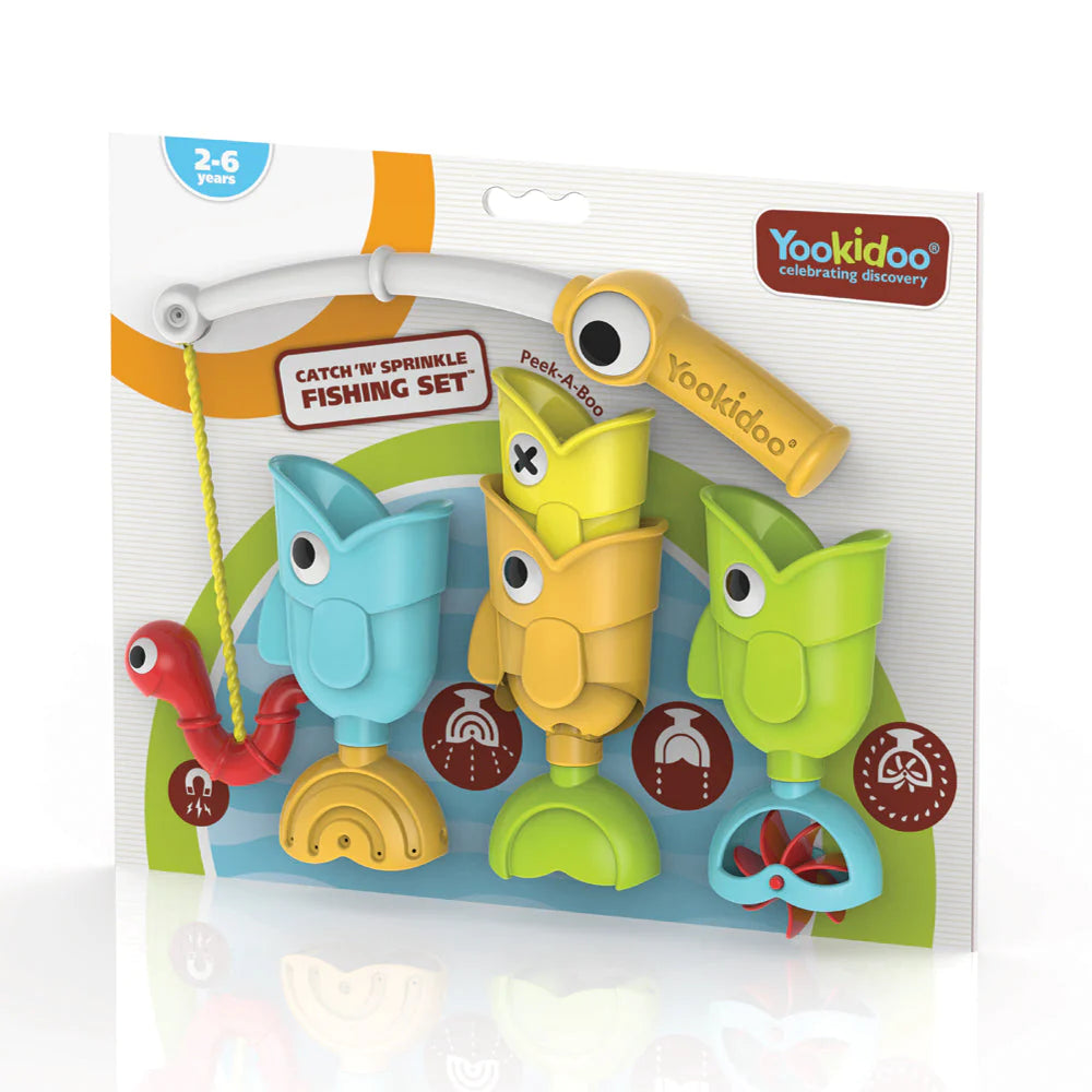 Best Catch 'N' Sprinkle Fishing Set for Kids - Fun Outdoor Activity Toy for Lakes, Pools & Backyard Play