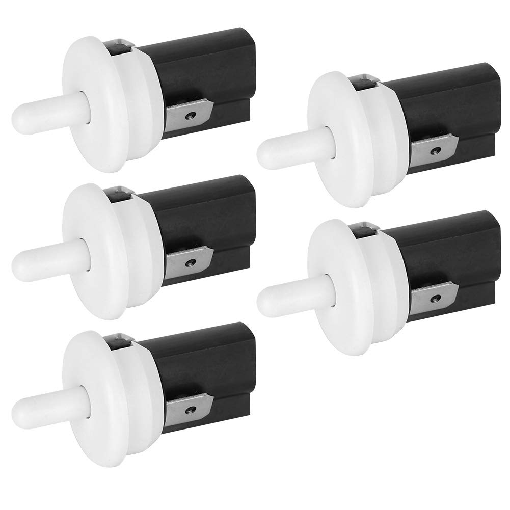 Shanrya Refrigerator Light Switch - Push Button ON/OFF Metal Switch with IP65 Waterproof Rating for Kitchen Appliances & Commercial Freezers