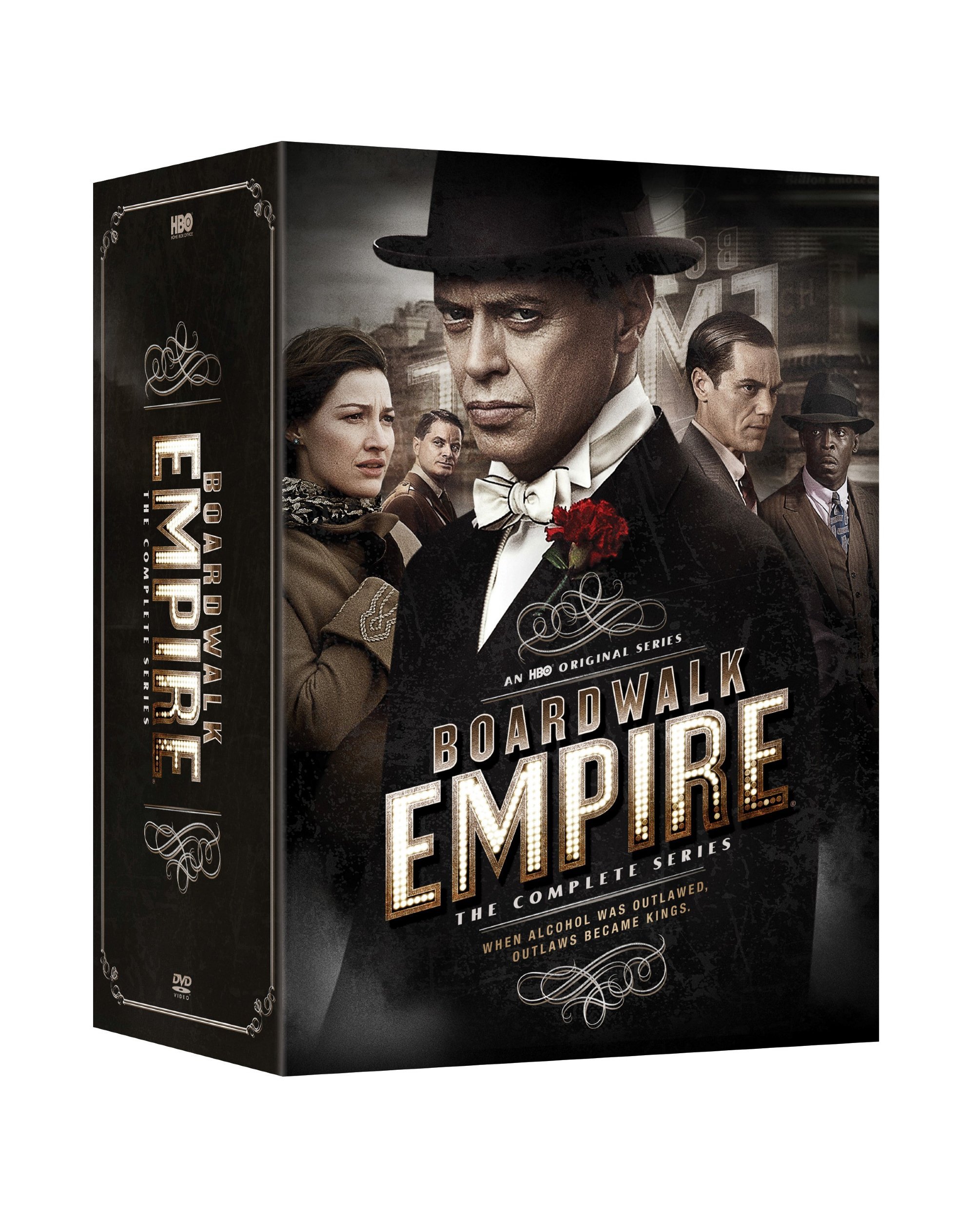 Boardwalk Empire: The Complete Series DVD Box Set - All Seasons 1-5 | Historical Crime Drama | Perfect for TV Show Collectors & Gangster Movie Fans | Great for Home Entertainment & Gift Giving