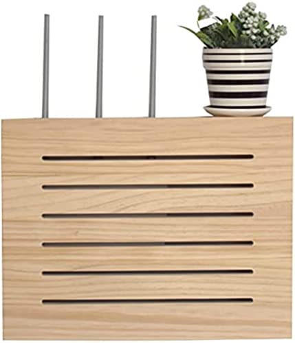 Floating Wall Mounted Router Storage Box - Adjustable WiFi Router Stand with Cable Management for Home & Office - Perfect for Organizing Modems, Routers, and Network Cables in Living Rooms, Bedrooms or Workspaces