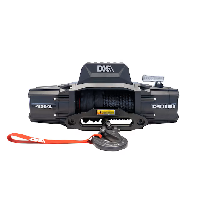 DK2 S12000 12,000 lbs Electric Winch with Steel Cable for 4x4 Trucks & Off-Road Vehicles - Heavy Duty Towing, Recovery & Off-Road Adventures