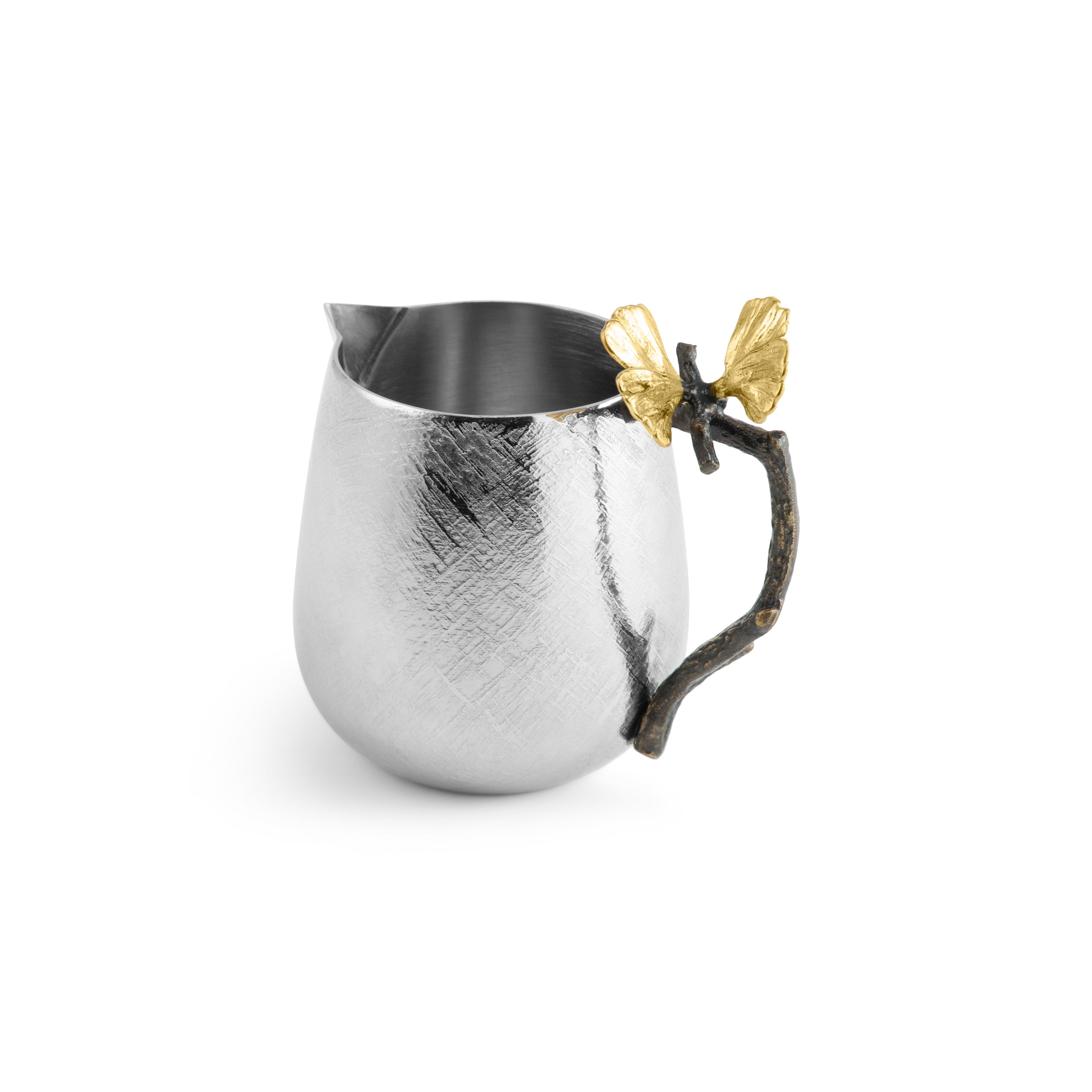 Butterfly Ginkgo Milk Creamer - Elegant Coffee & Tea Accessory for Home, Office, and Cafe Use