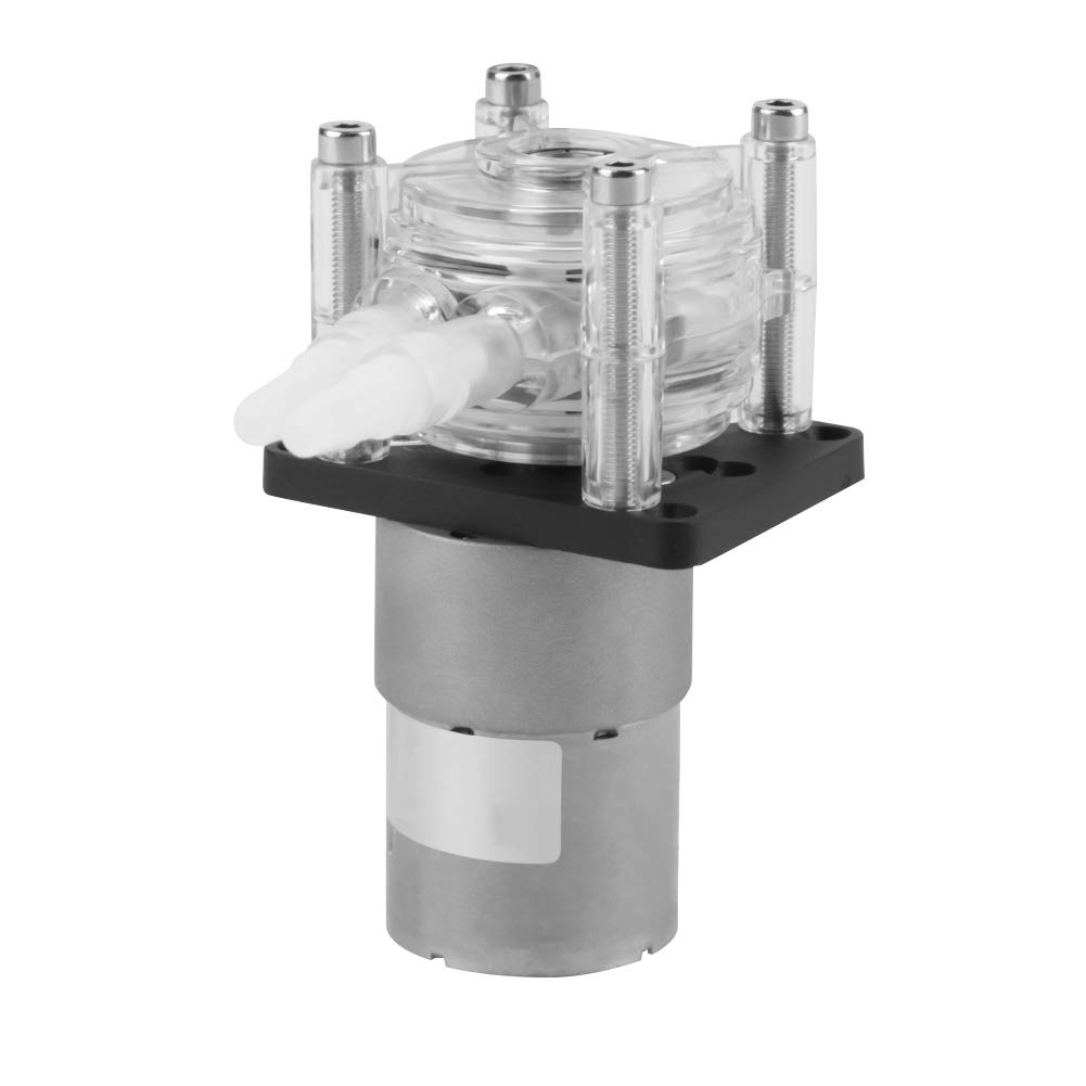 12V DC High Flow Peristaltic Pump for Aquariums, Labs & Analytical Use - DIY Liquid Dosing Pump with Vacuum Tube | Perfect for Water Transfer, Chemical Dosing & Fluid Control