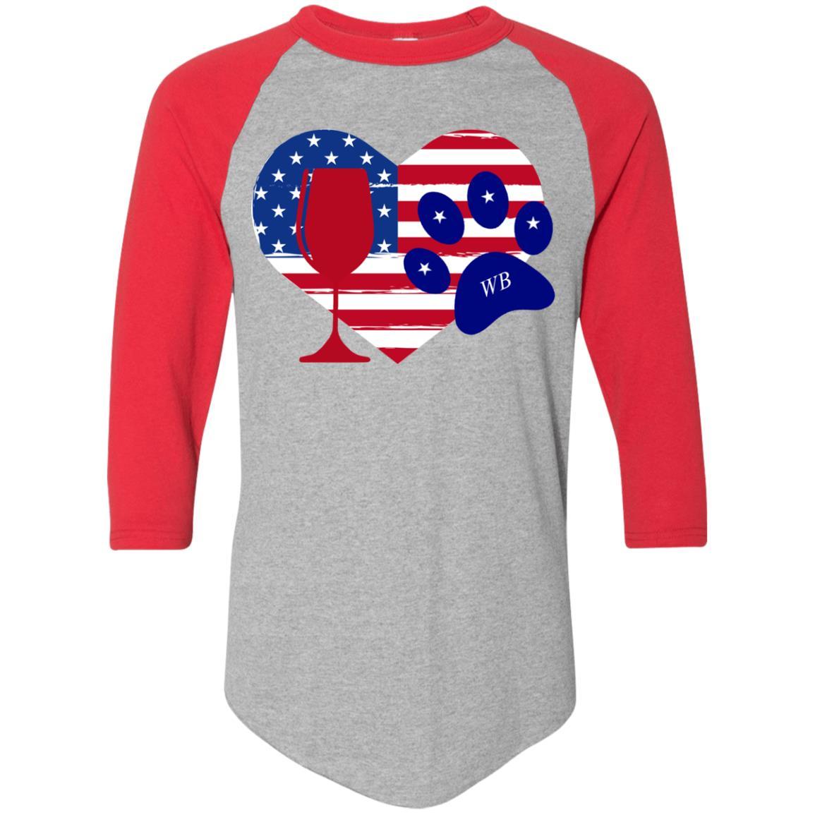 Athletic Heather/Red