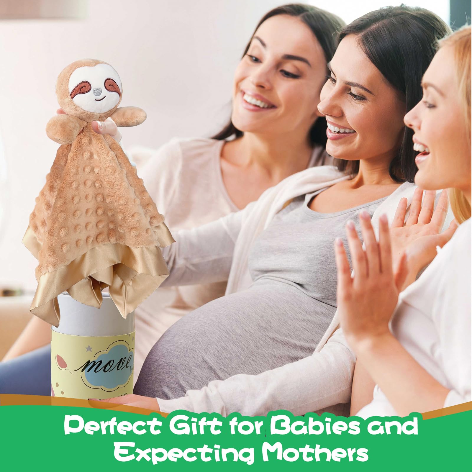 Soft Sloth Baby Security Blanket - 16