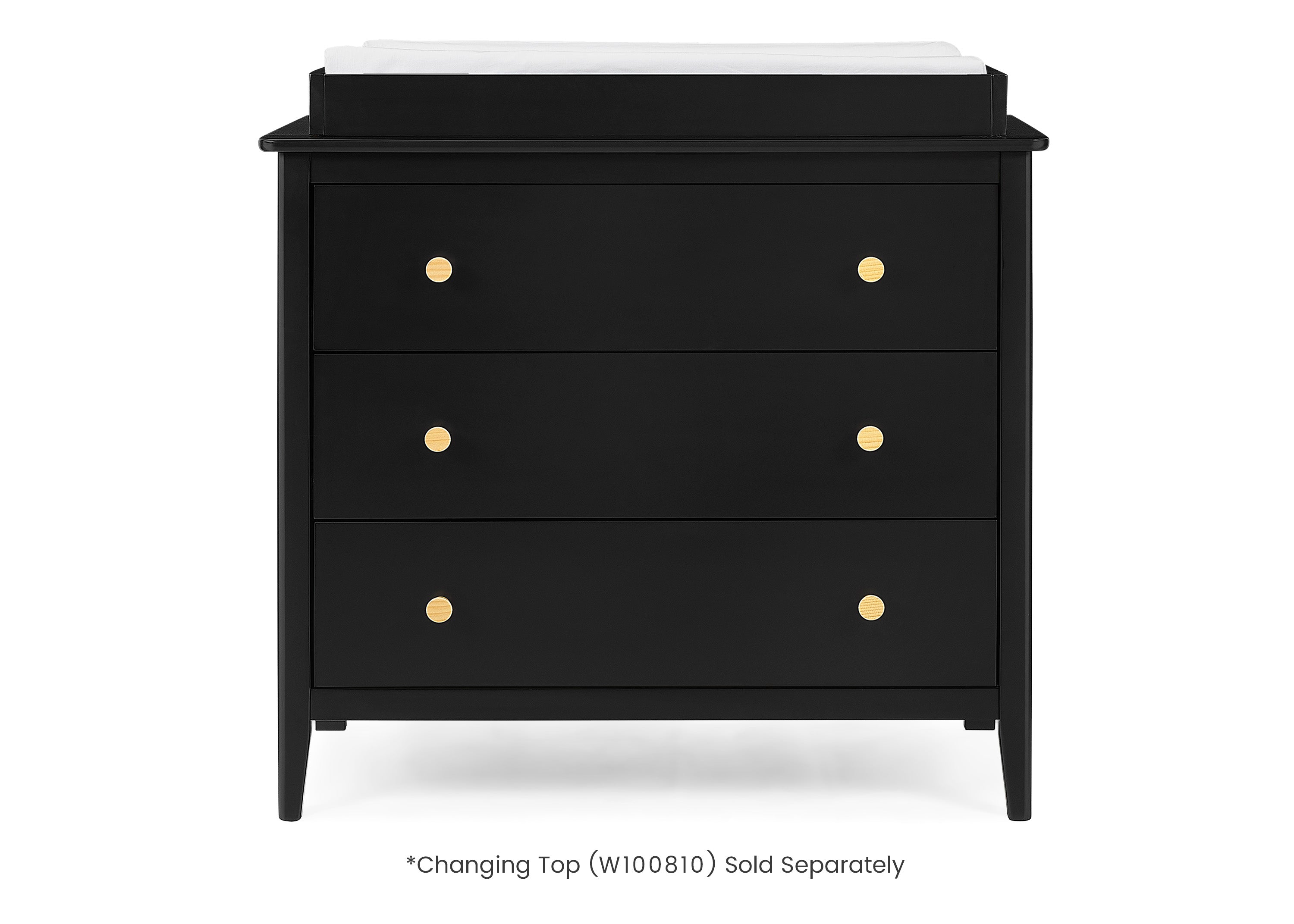 Casey 3 Drawer Dresser with Interlocking Drawers - Sturdy Bedroom Storage Furniture for Clothes & Accessories - Perfect for Kids Room, Nursery or Dorm Organization