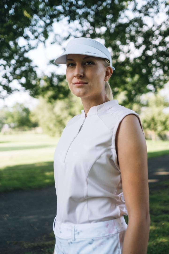 ABACUS Sportswear Women's Dri-Fit Golf Polo Shirt - Sleeveless Athletic Top for Ladies - Perfect for Golf, Tennis & Outdoor Sports Activities