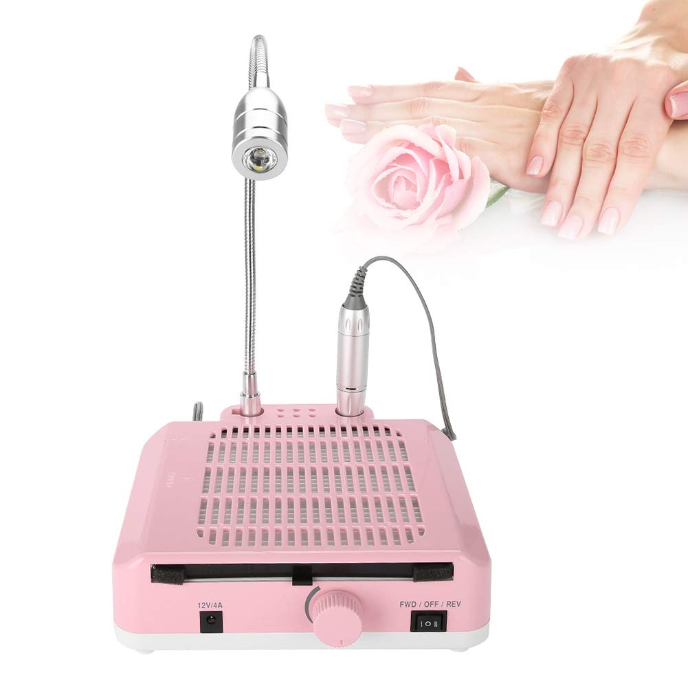 3 in 1 Professional Nail Drill Machine Kit - 3000 RPM Electric Nail File for Grinding, Polishing & Engraving | Strong Suction Nail Art Design Tool | Perfect for Home Salon, Manicure & Pedicure | Nail Art Sets for Beginners & Professionals