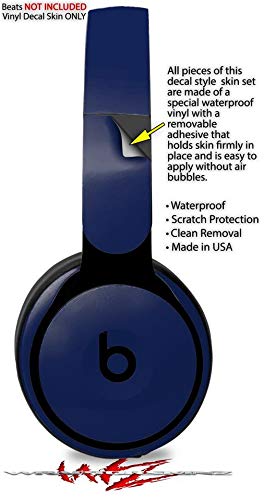 Beats Solo Pro Headphone Skin Decal Wrap - Navy Blue Solid Collection (Headphones Not Included) | Protective Cover for Travel, Gym & Daily Use