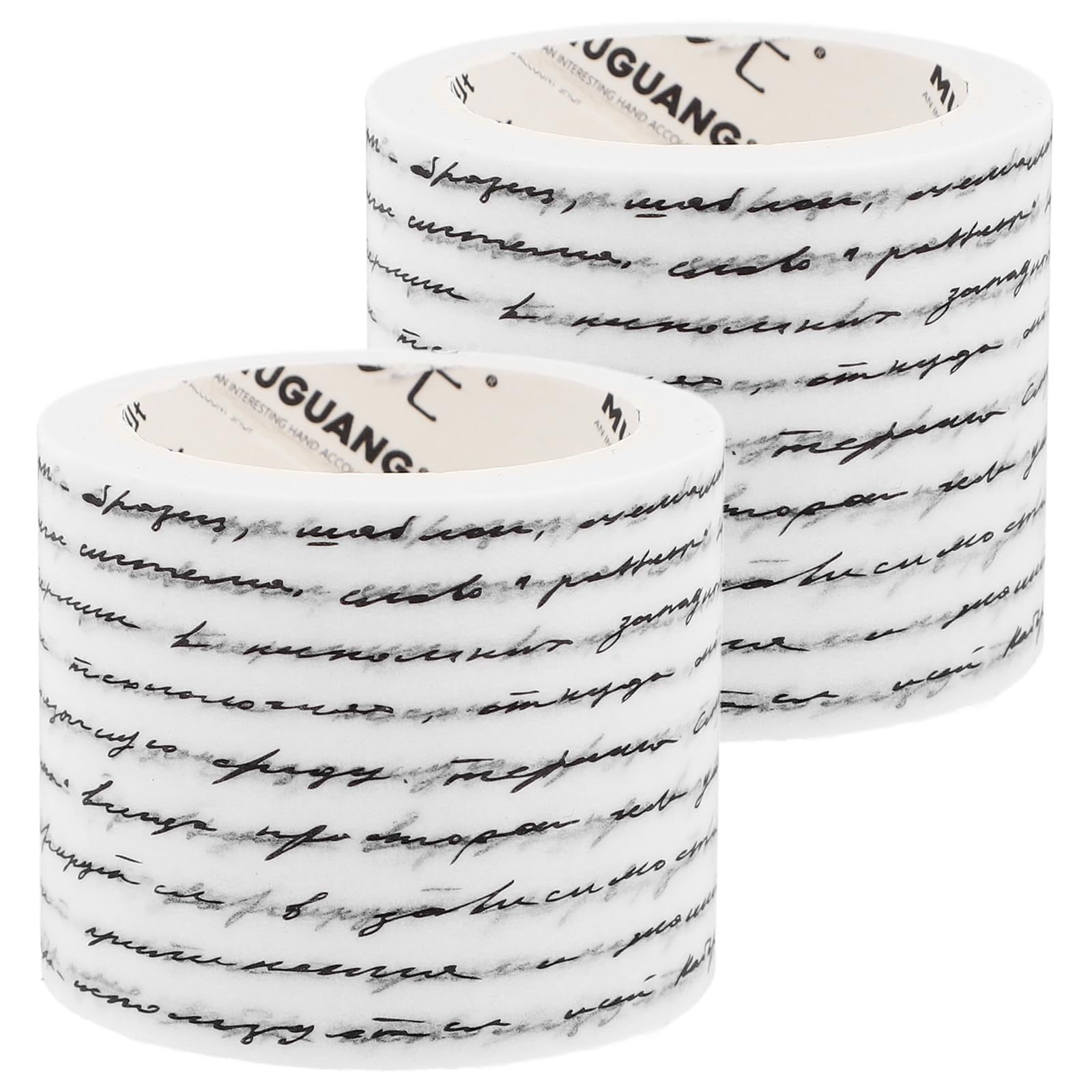 NOLITOY 2 Rolls Vintage Gothic Washi Tape - English Calligraphy Decorative Tape for DIY Crafts, Scrapbooking, Journaling, Planner Decor - Perfect for Bullet Journals, Gift Wrapping & Home Decor