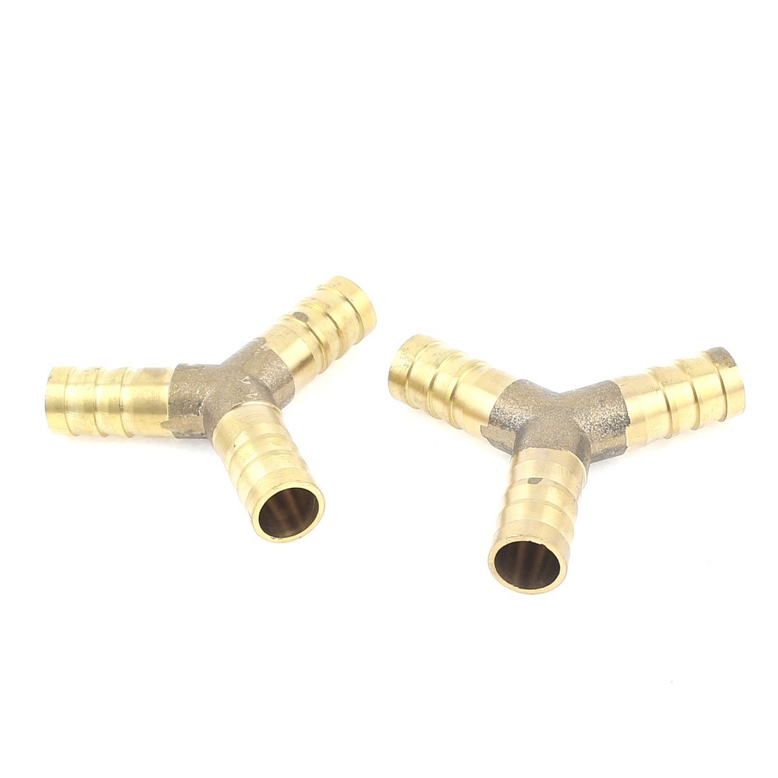 uxcell 2-Pack 12mm Diameter Air Water Fuel Hose Y-Shaped 3-Way Connector - Perfect for Pneumatic Systems, Aquariums, and Fuel Line Applications