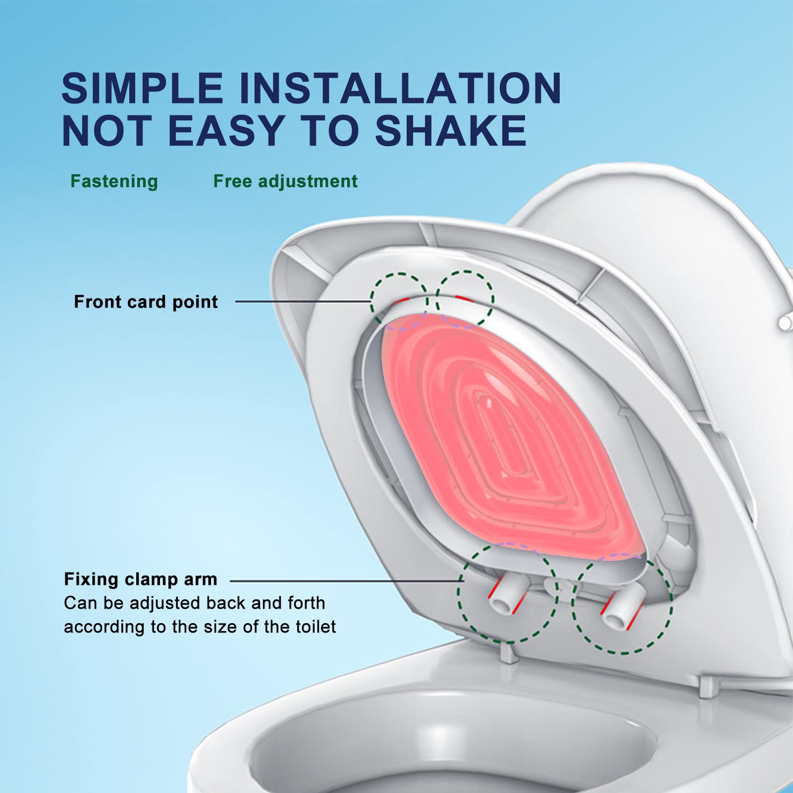 Cat Toilet Training Kit - Universal Reusable Pet Toilet Trainer for Cats with Removable Design | Teach Your Cat to Use Human Toilet Easily | Perfect for Home Bathroom Training & Pet Cleaning Solutions