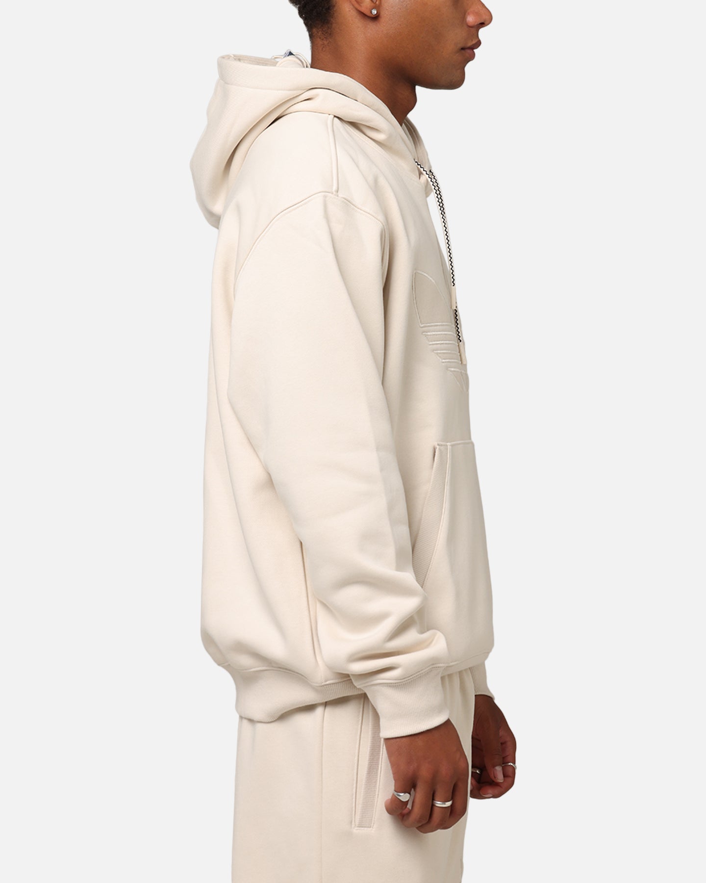 Adidas Originals 70's Hoodie - Wonder White | Vintage-Inspired Unisex Pullover Sweatshirt | Perfect for Casual Wear, Street Style & Gym Outfits