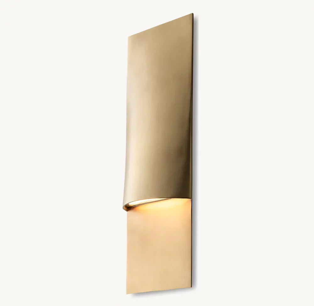 Modern Vertical Rectangular Wall Sconce - Sleek LED Light Fixture for Bedroom, Living Room & Hallway - Dimmable Indoor Lighting with Adjustable Arms - Perfect for Home Decor & Ambient Lighting