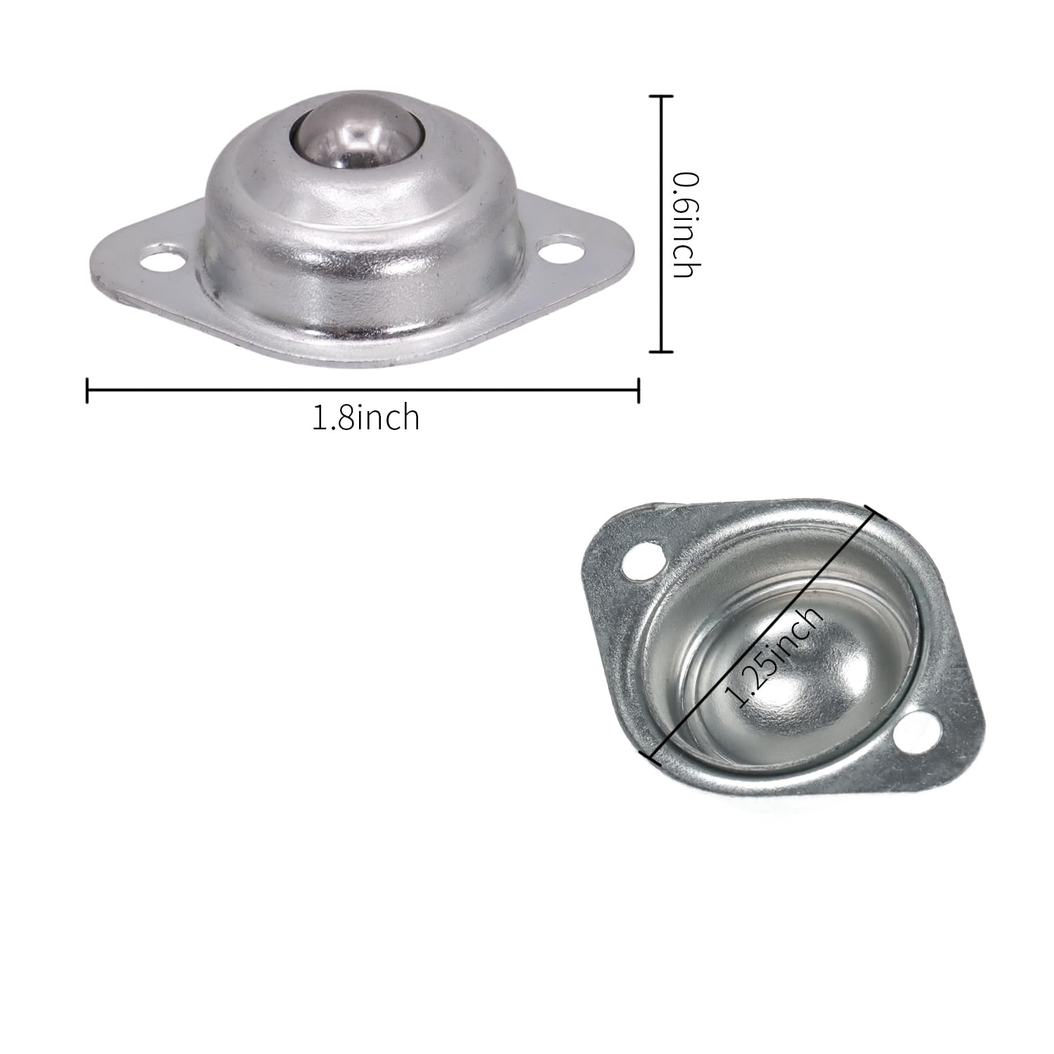 Heavy Duty Universal Ball Casters - 0.5