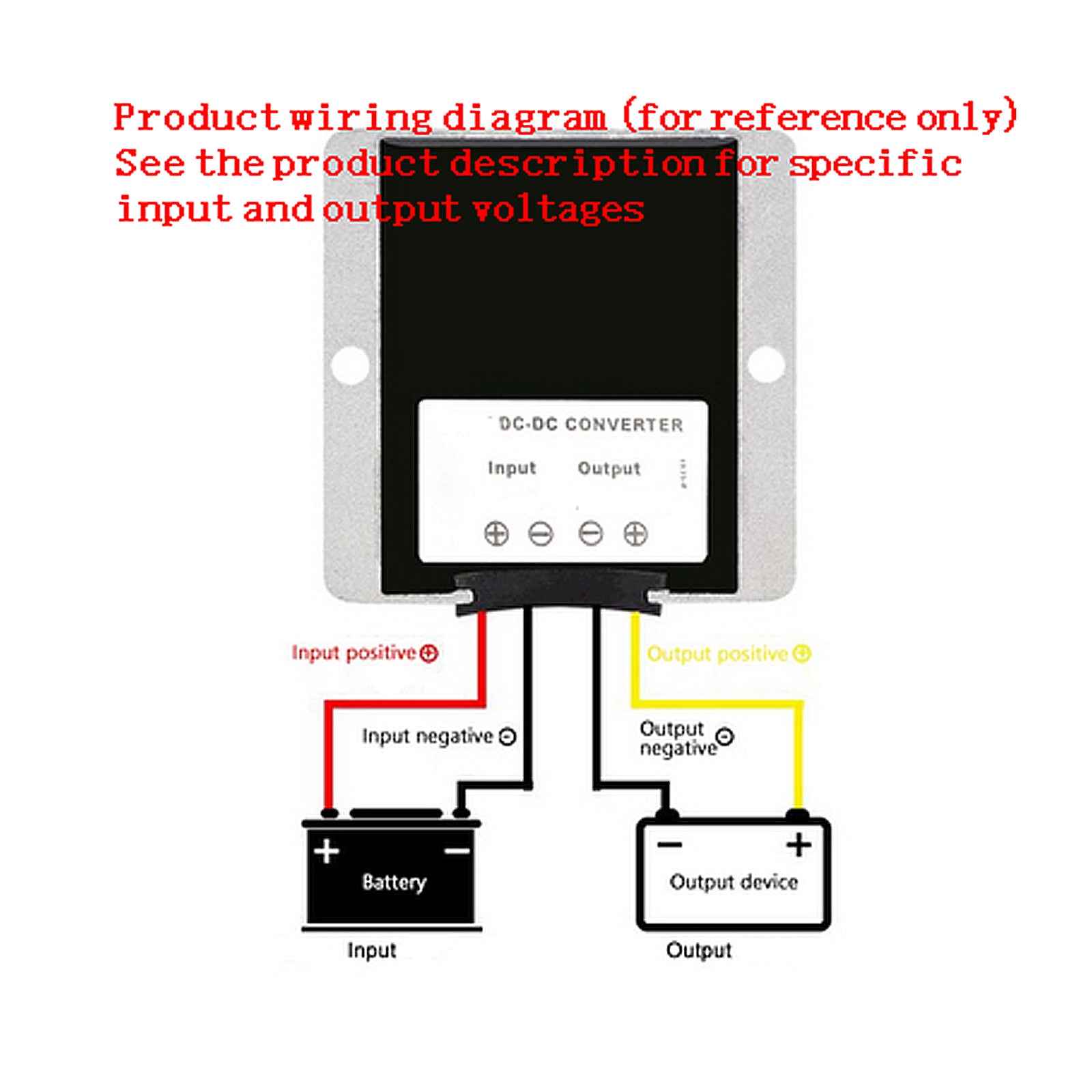 10A Waterproof DC-DC Converter 36V/48V to 6V Step Down Power Supply Regulator - Perfect for Automotive, Marine, and Solar Panel Systems