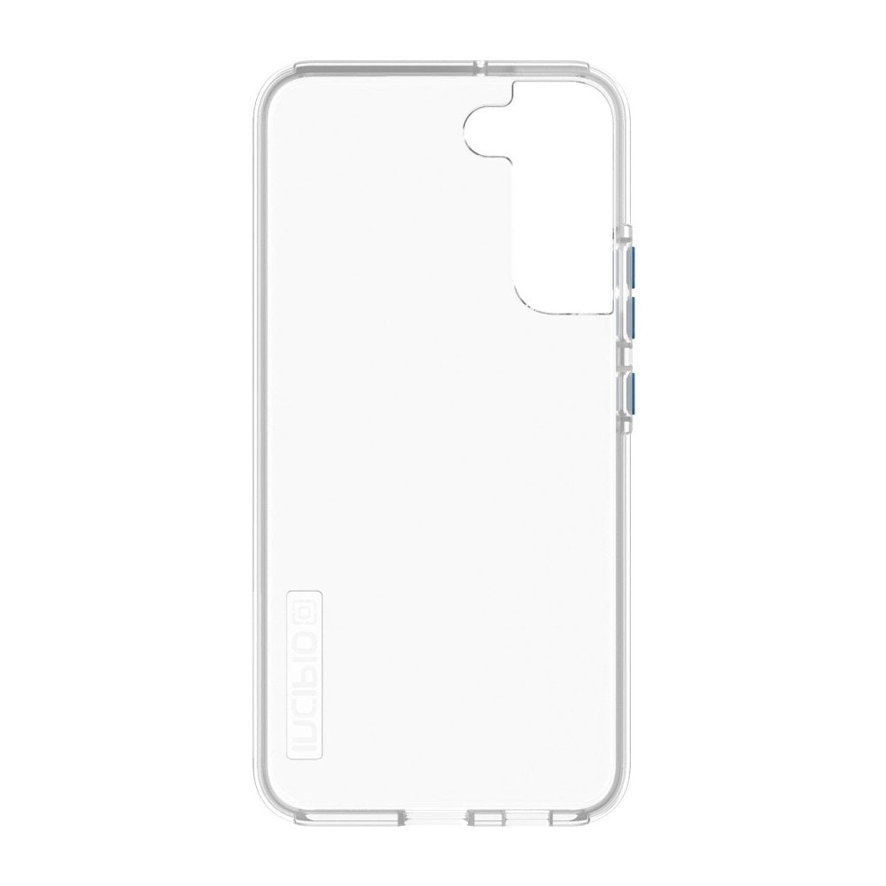 Incipio DualPro Classic+ Case for Samsung Galaxy S22+ - Clear Protective Cover with Clear & Atlantic Blue Buttons | Shockproof Phone Case for Everyday Use & Outdoor Activities