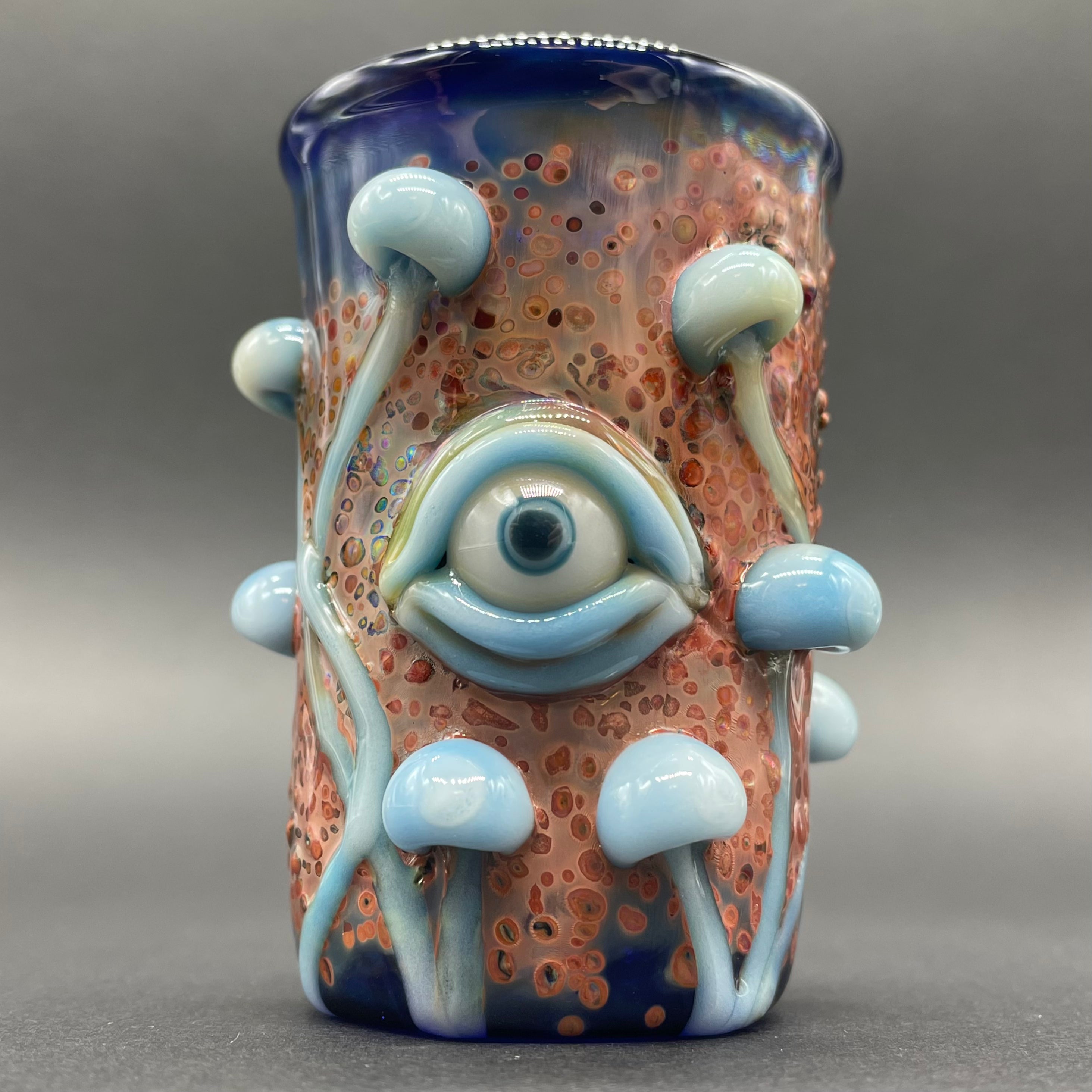 Siberian Mushroom Shot Glass - Unique Handcrafted Ceramic Drinking Cup for Vodka, Whiskey, Tequila - Perfect for Parties, Camping & Home Bar Decor