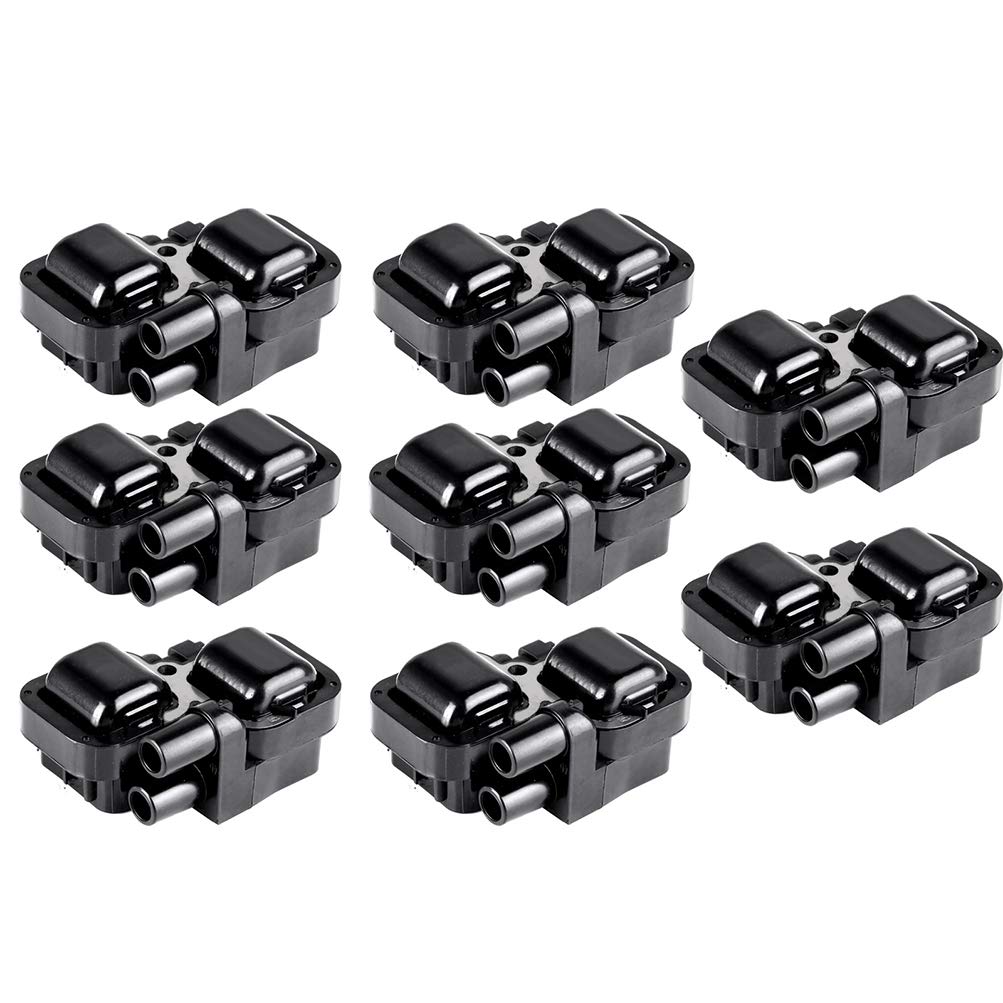 AUTOMUTO 8-Piece Ignition Coil Pack Set - Compatible with 2009-2010 B200 2.0L Engine - Direct Replacement for OEM Part UF359 - Perfect for Engine Tune-Ups & Performance Upgrades