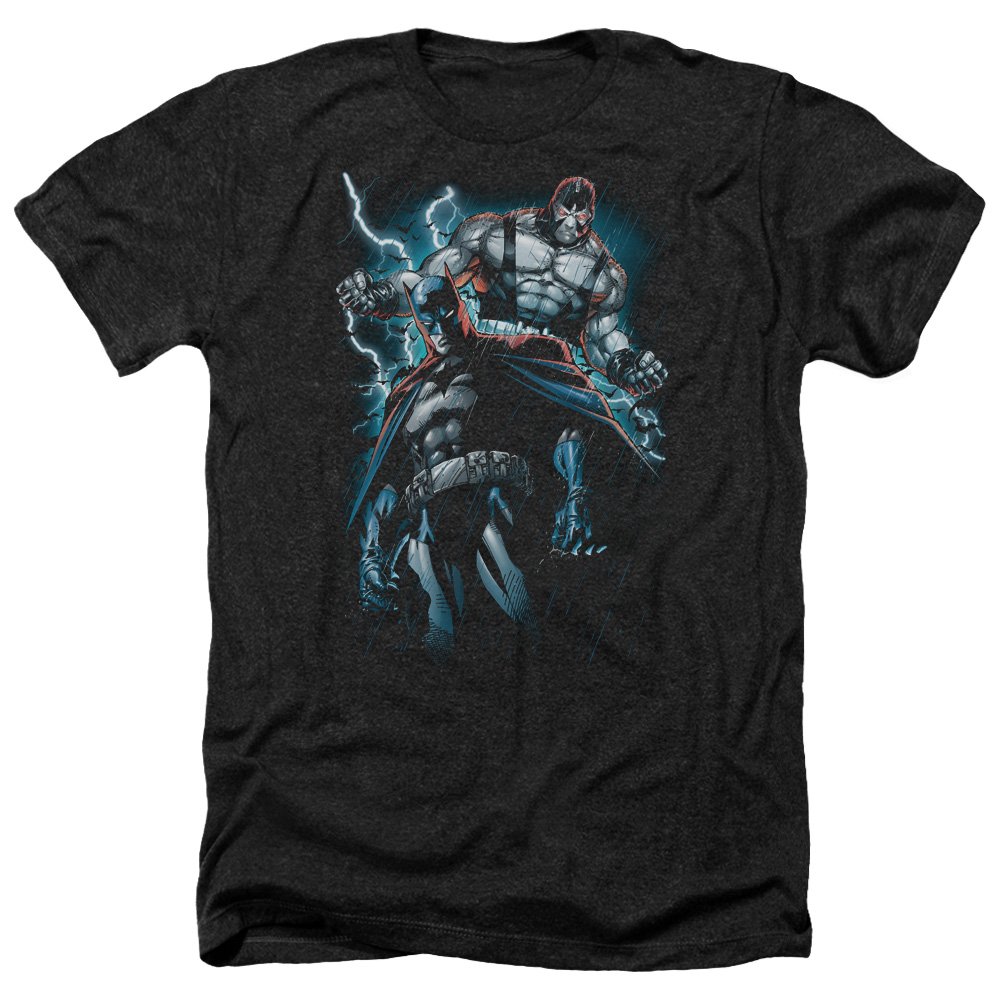 Batman Evil Rising Unisex Heather T-Shirt for Men & Women - Superhero Graphic Tee for Cosplay, Comic Con & Casual Wear