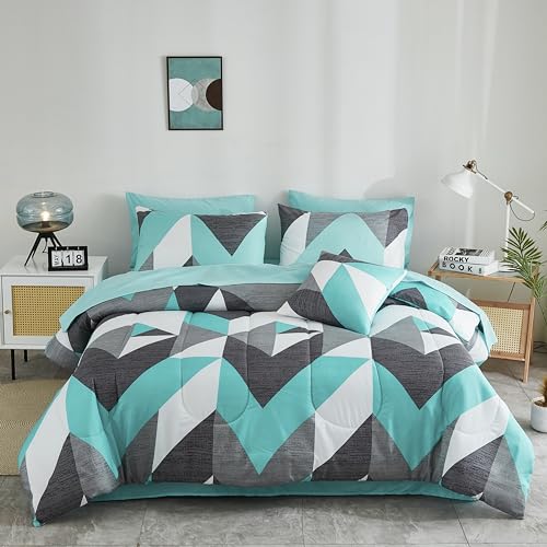 Teal and Grey