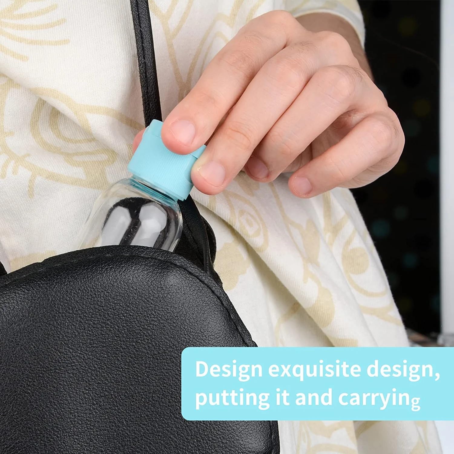 Cannagenix Travel-Sized Plastic Cosmetic Bottles - Leak-Proof Press & Spray Bottles for Makeup, Skincare & Toiletries (Blue) | Perfect for Airplane Carry-On, Gym Bag & Travel Organizer