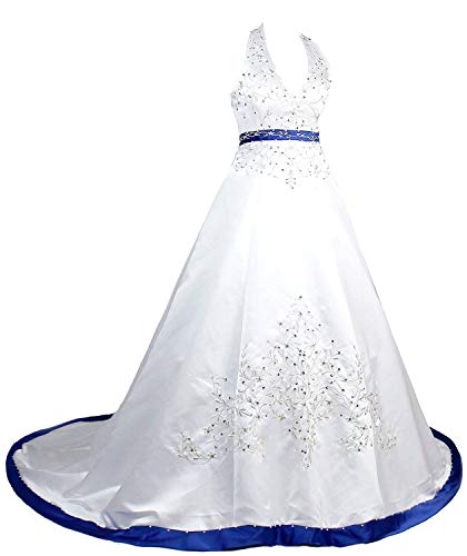 Royal Blue & Ivory