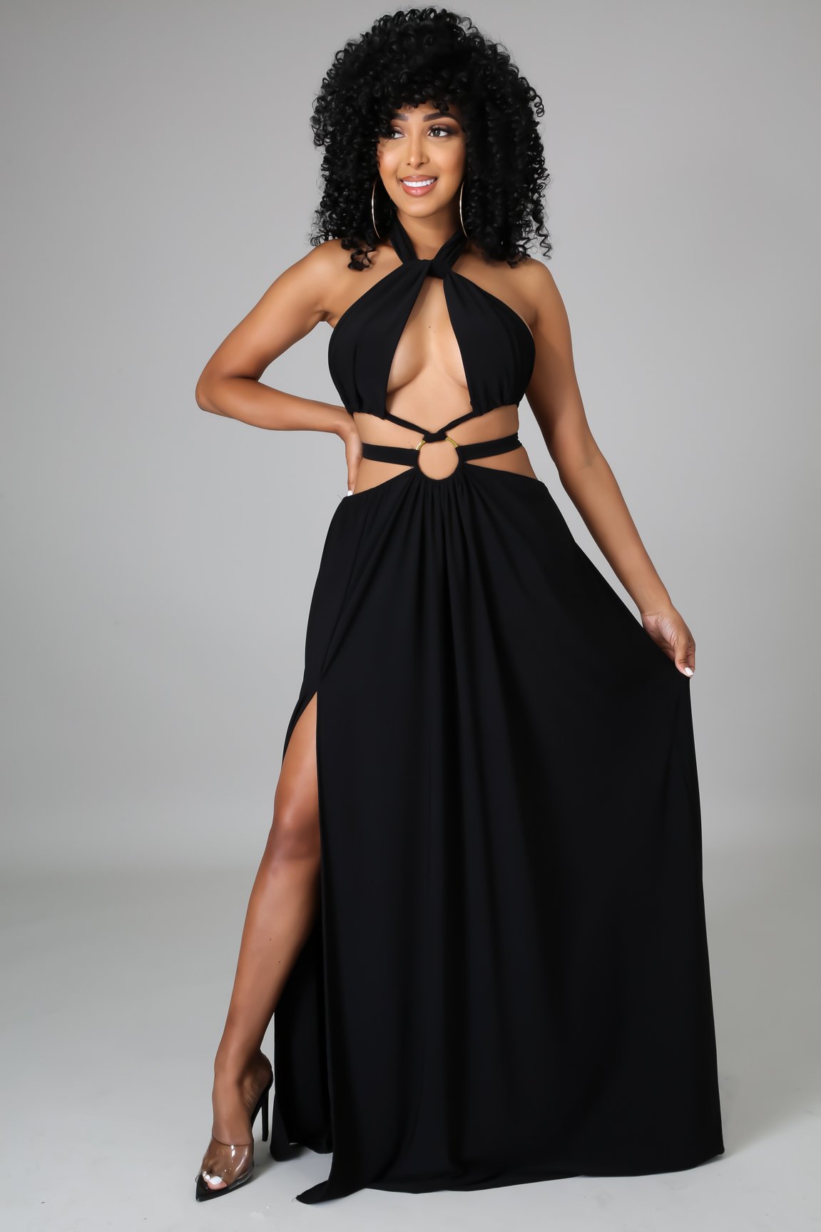 Stylish Black Vacation Dress for Women - Perfect for Beach Getaways, Summer Travel & Resort Wear