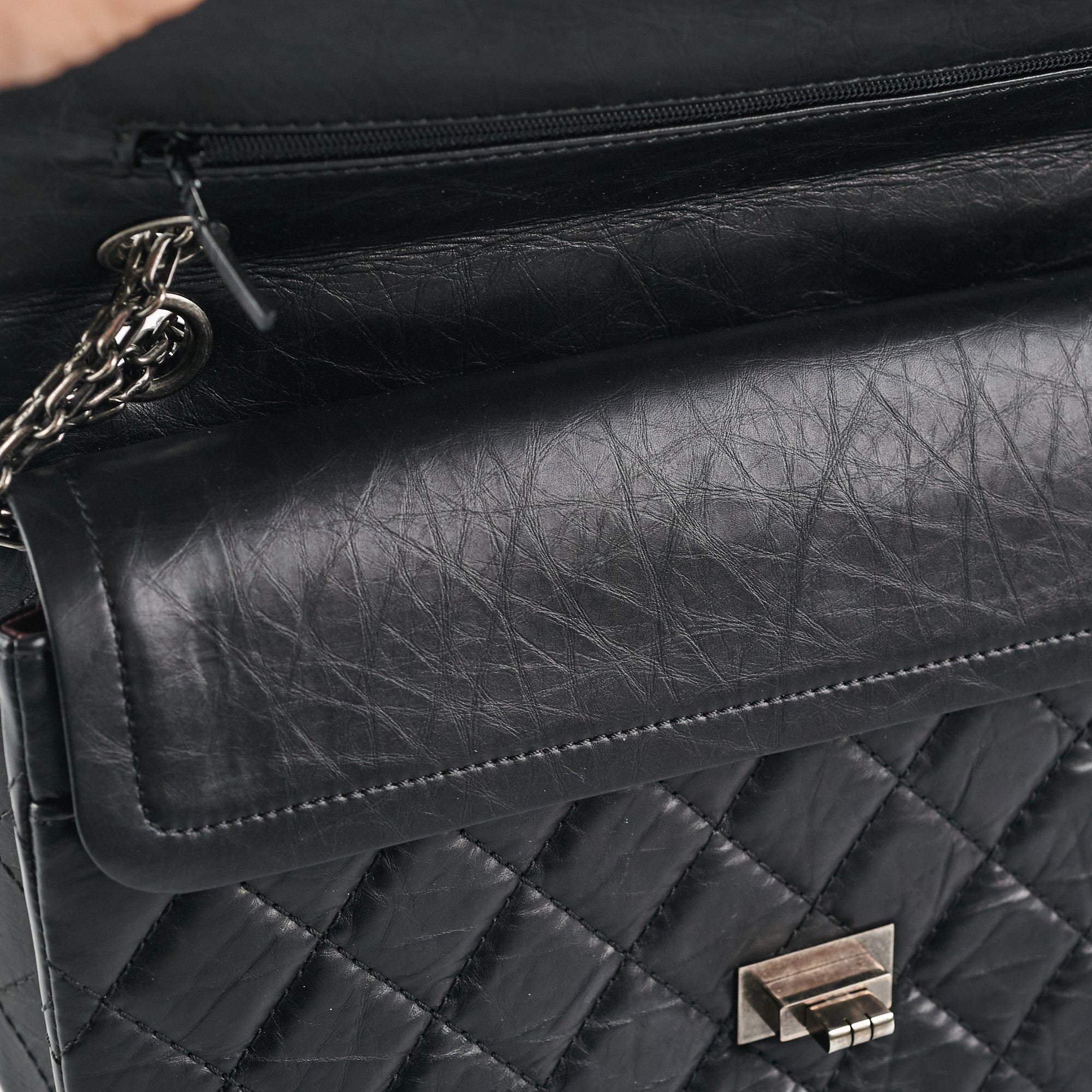 Chanel Reissue 226 Black Leather Shoulder Bag - Luxury Handbag for Women, Perfect for Work, Evening & Special Occasions