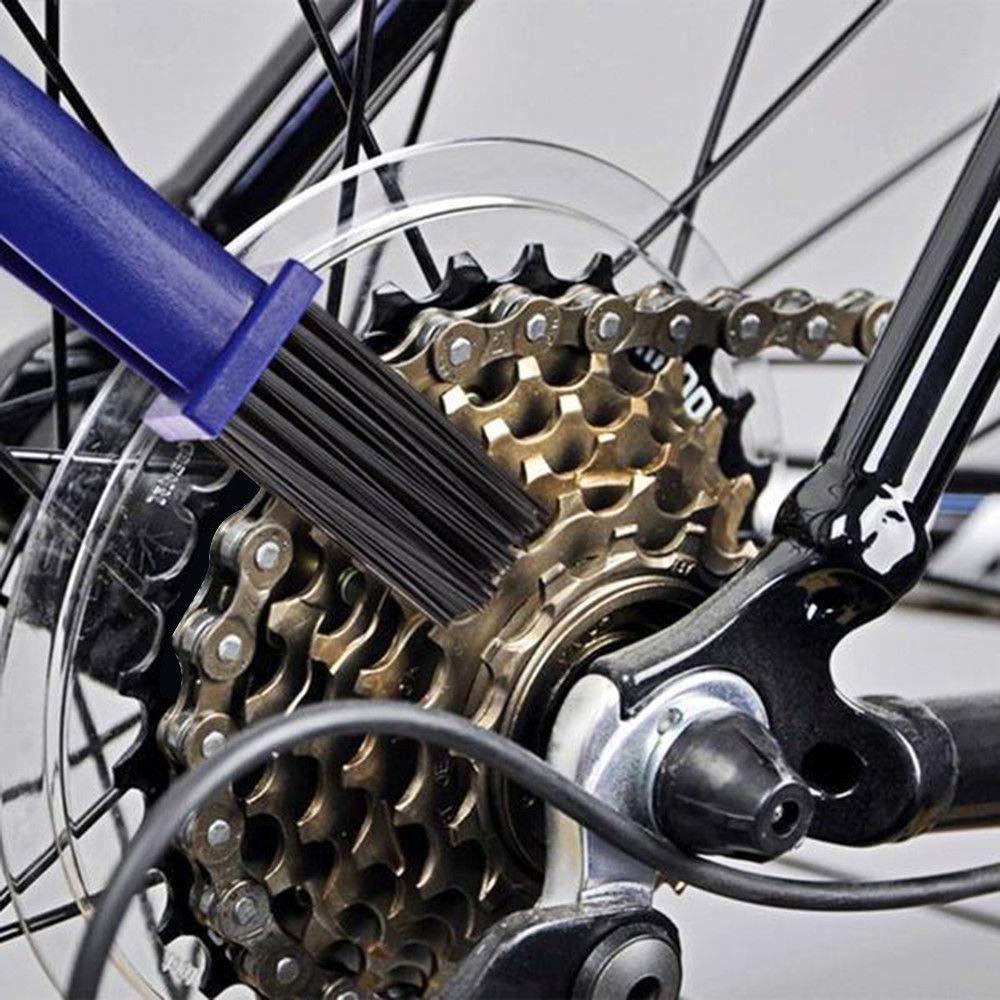 Motorcycle Chain Cleaning Brush - Dirt Removal Tool for Bike Maintenance & Riding Gear Care