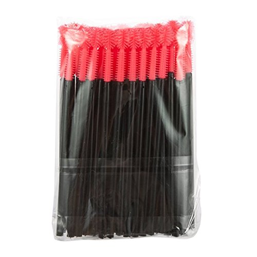 MELADY® 1000pcs Disposable Silicone Eyelash Brushes - Ball-Shaped Mascara Wands Applicator for Professional Makeup Kits | Perfect for Salon, Spa & Home Lash Extensions