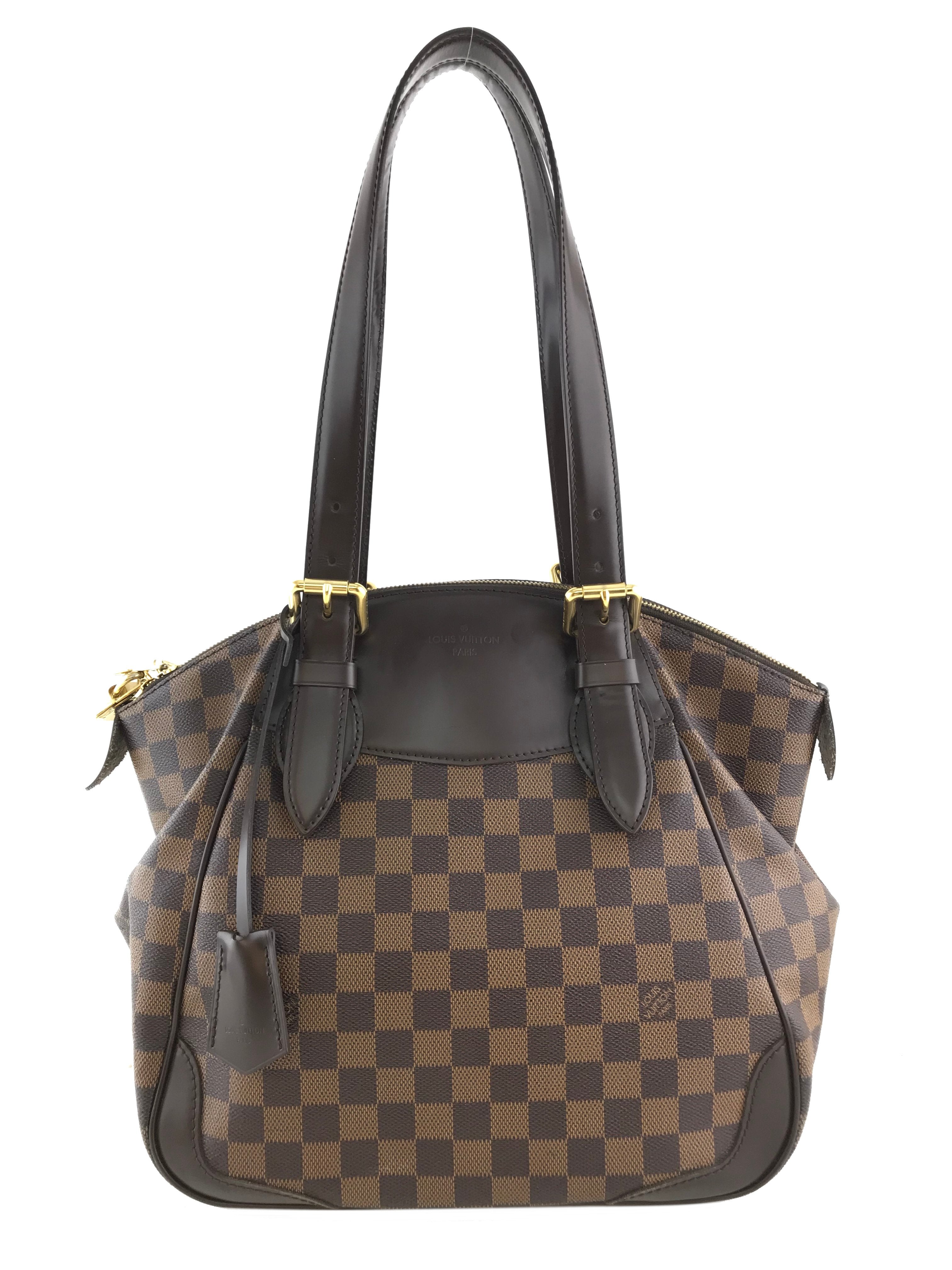 Authentic Louis Vuitton Damier Ebene Verona GM Handbag - Luxury Tote Bag for Women | Perfect for Work, Travel & Everyday Use