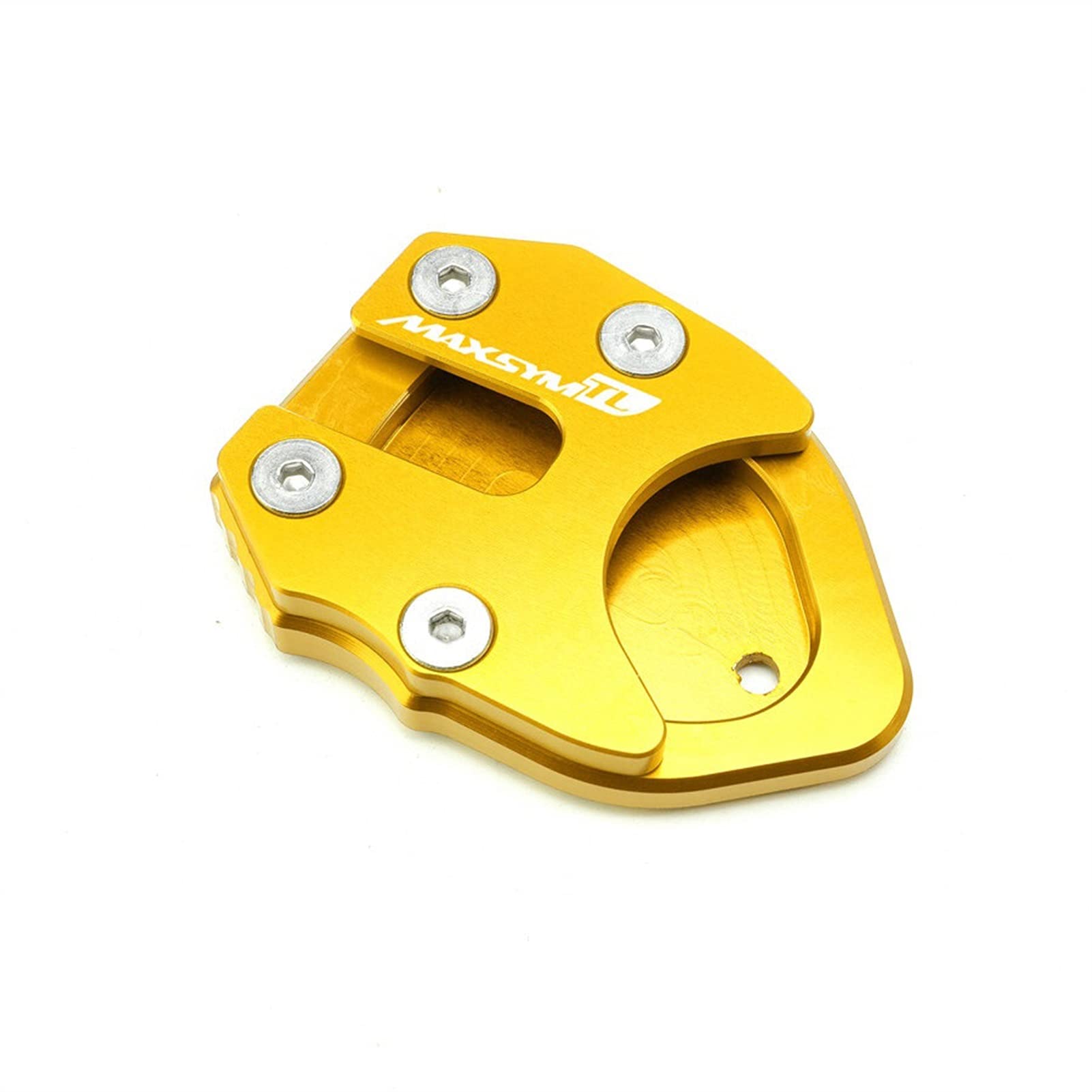 TL500 Motorcycle Side Stand Extension Plate - Gold Alloy for Enhanced Stability