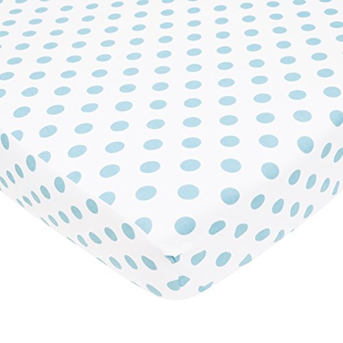 American Baby Cotton Percale Crib Sheet - Soft, Breathable for Boys & Girls | Nursery & Travel