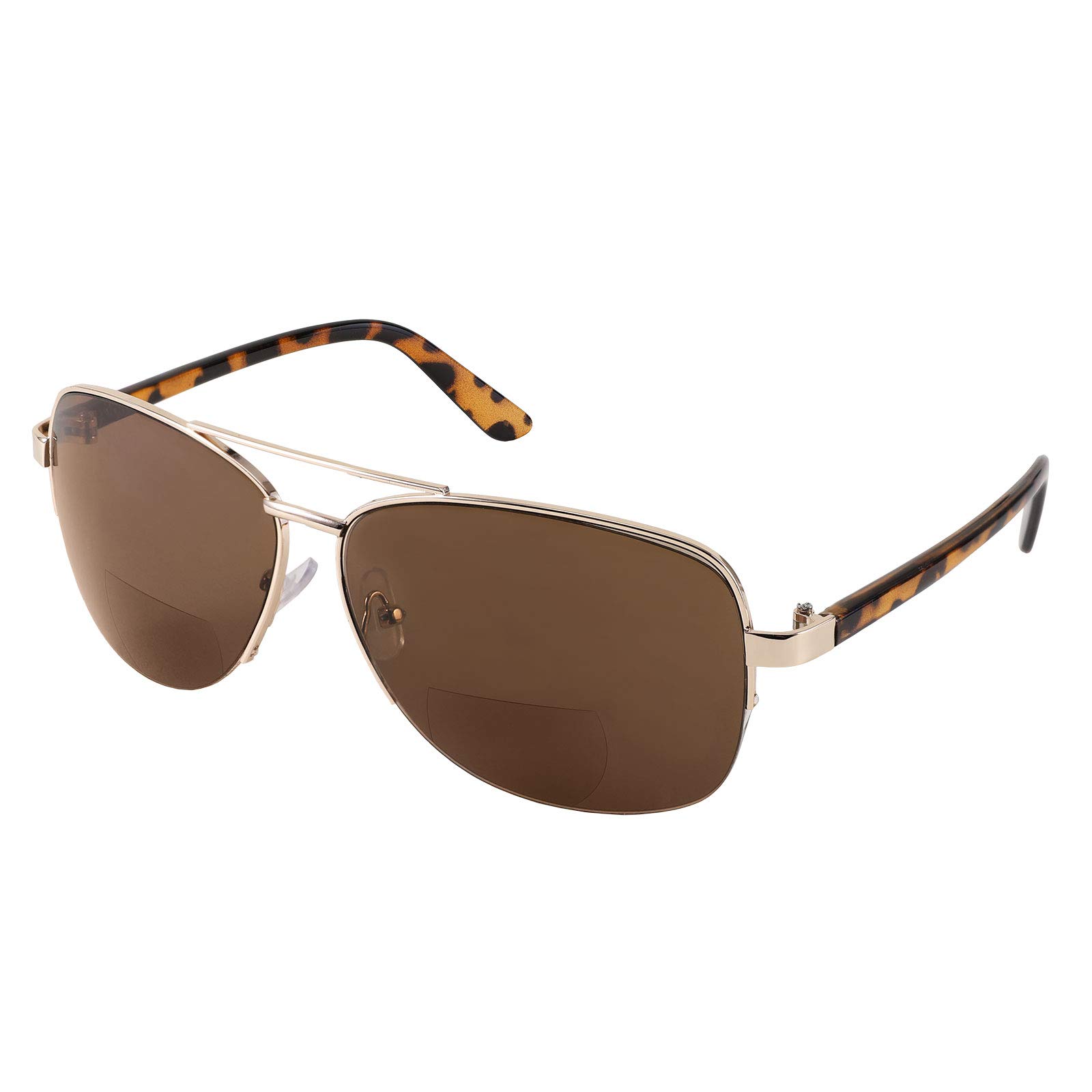 FEISEDY Bifocal Reading Sunglasses for Men & Women - UV Protection, Stylish & Comfortable for Outdoor Reading, Driving, Fishing & Beach Activities | Model B2718