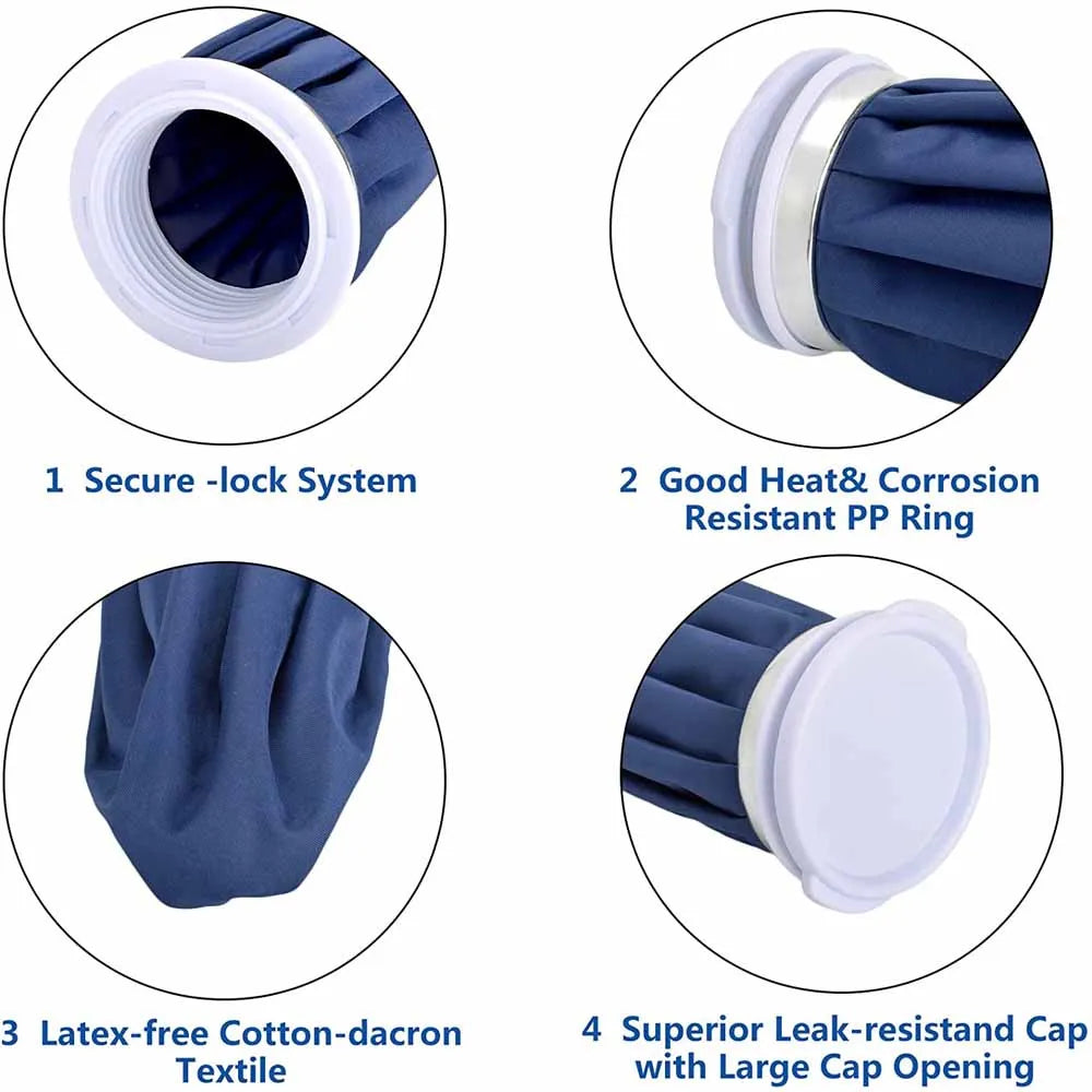 Reusable Ice Pack for Pain Relief - Hot & Cold Therapy Gel Wrap for Knee, Ankle, Shoulder, Neck, Calf - Sprain Recovery & Muscle Pain Relief - Perfect for Sports Injuries, Post-Workout Recovery & Arthritis Pain