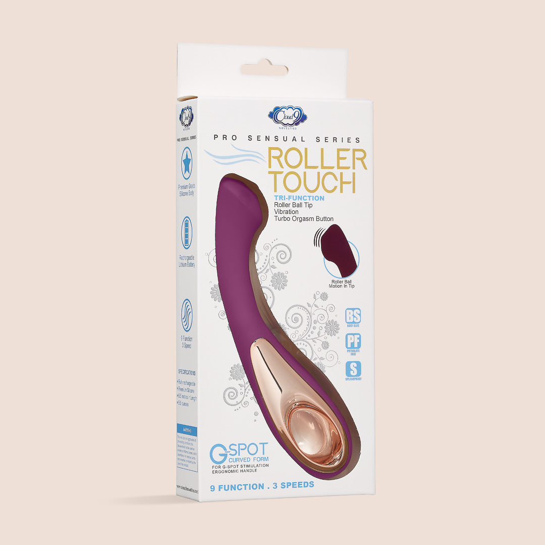 Cloud 9 Pro Sensual Roller Touch G-Spot Vibrator - Powerful Turbo Stimulation for Women | Perfect for Couples Play & Solo Pleasure