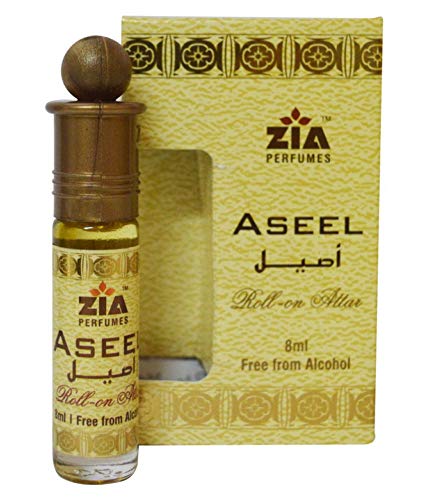 ZIA Aseel 8ml Roll-On Combo Attar Perfume for Men & Women - Alcohol-Free Fragrance Oil - Perfect for Daily Wear, Office & Special Occasions