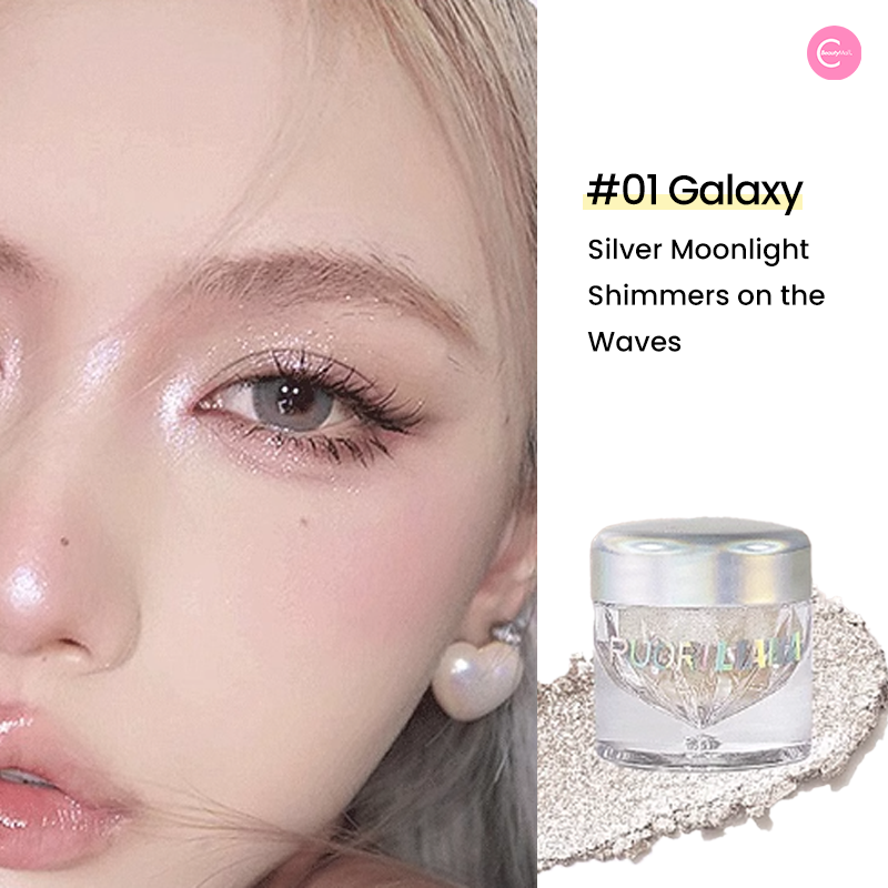 SANFU RUORI LIANA Luminous Glitter Eyeshadow Powder - Long Lasting Shimmer Makeup for Party, Night Out & Special Occasions