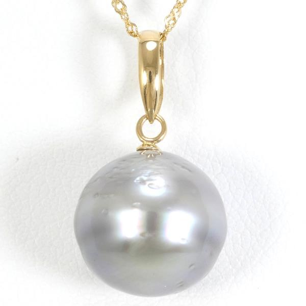 18K Yellow Gold Pearl Necklace for Women - Elegant Pearl Jewelry Gift for Brides, Anniversary & Special Occasions