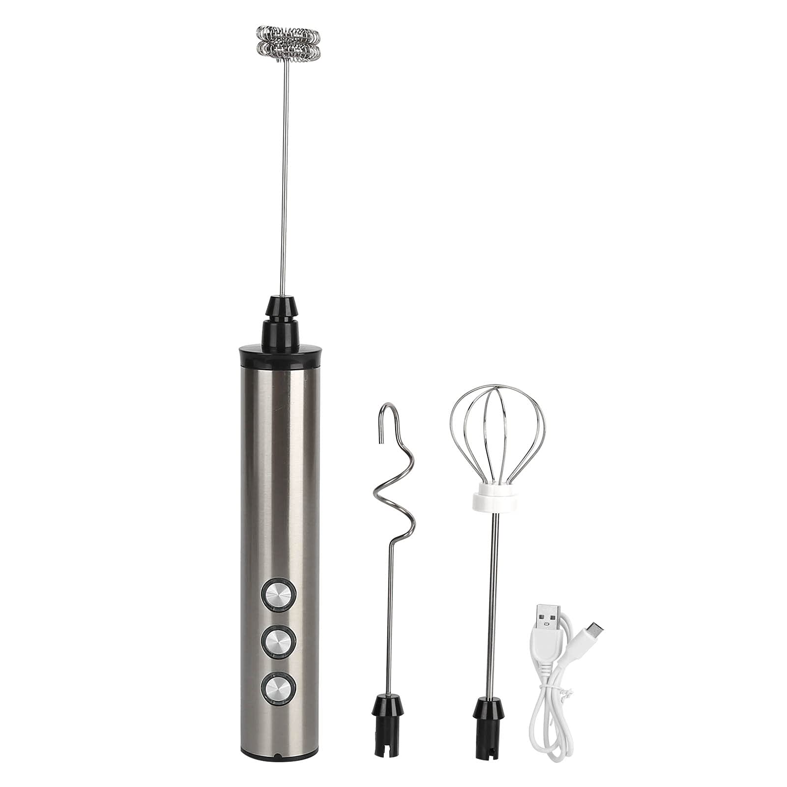 Electric Egg Beater & Milk Frother - USB-Powered Multi-Function Blender for Whipping Eggs, Cream, and Batter | Perfect for Baking, Coffee Making, and Kitchen Prep