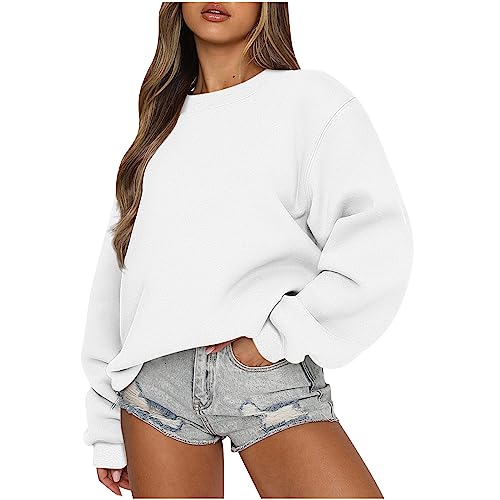 01-white?crew Neck Sweatshirt