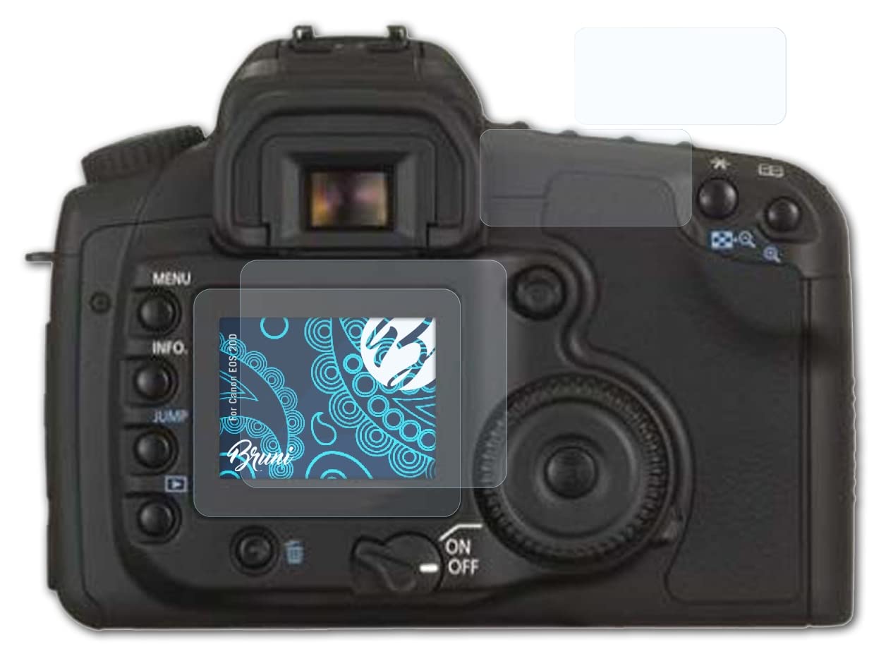 Canon EOS 20D Screen Protector - 2 Pack HD Clear Camera LCD Protective Film for Scratch Resistance - Perfect for Outdoor Photography & Travel Shooting