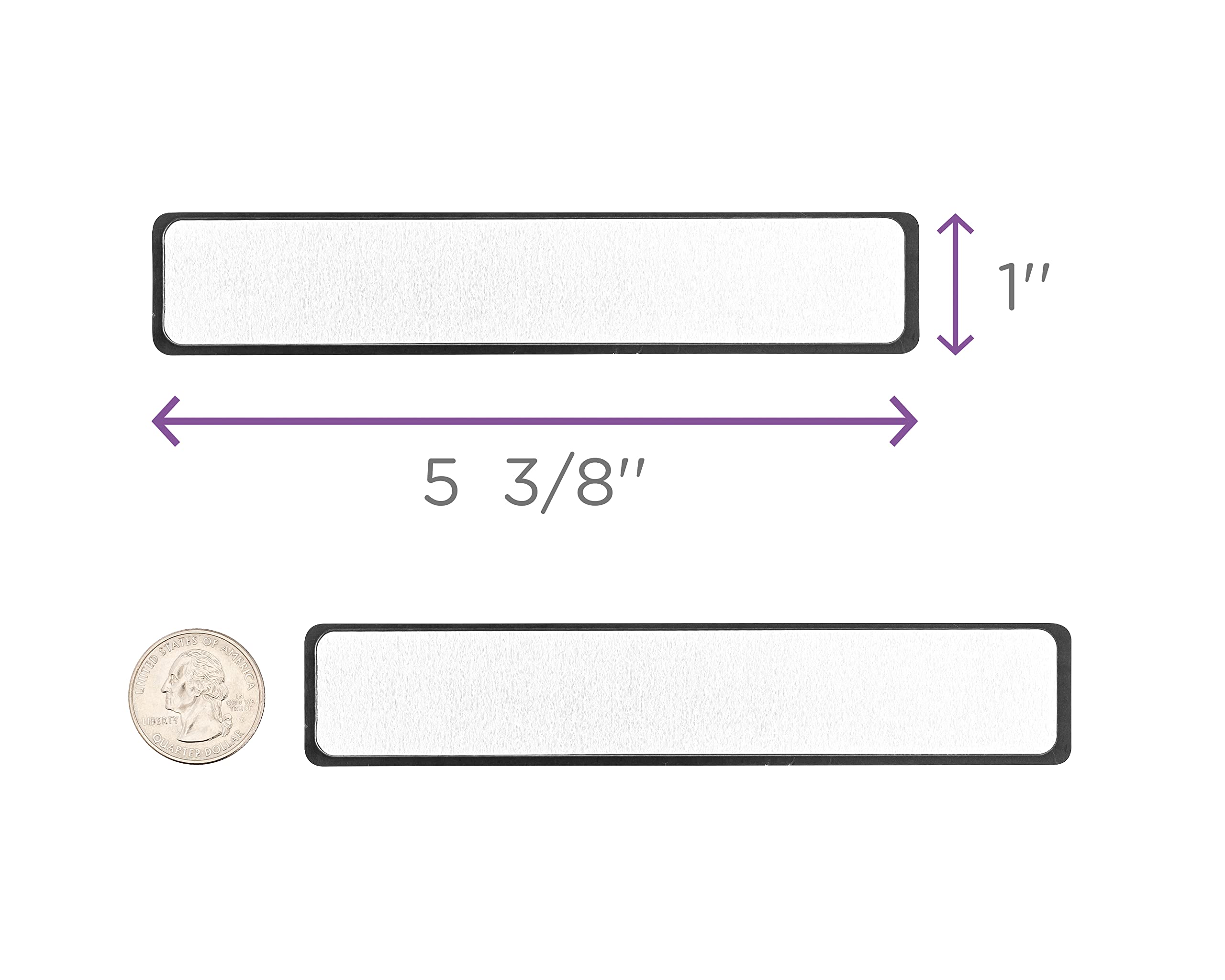Carstens Adhesive Binder Spine Labels - 5 3/8” x 1” White Sticker Labels for 1” Ring Binders, 200 Labels per Roll (4 Pack) - Perfect for Office Organization, School Supplies & File Management