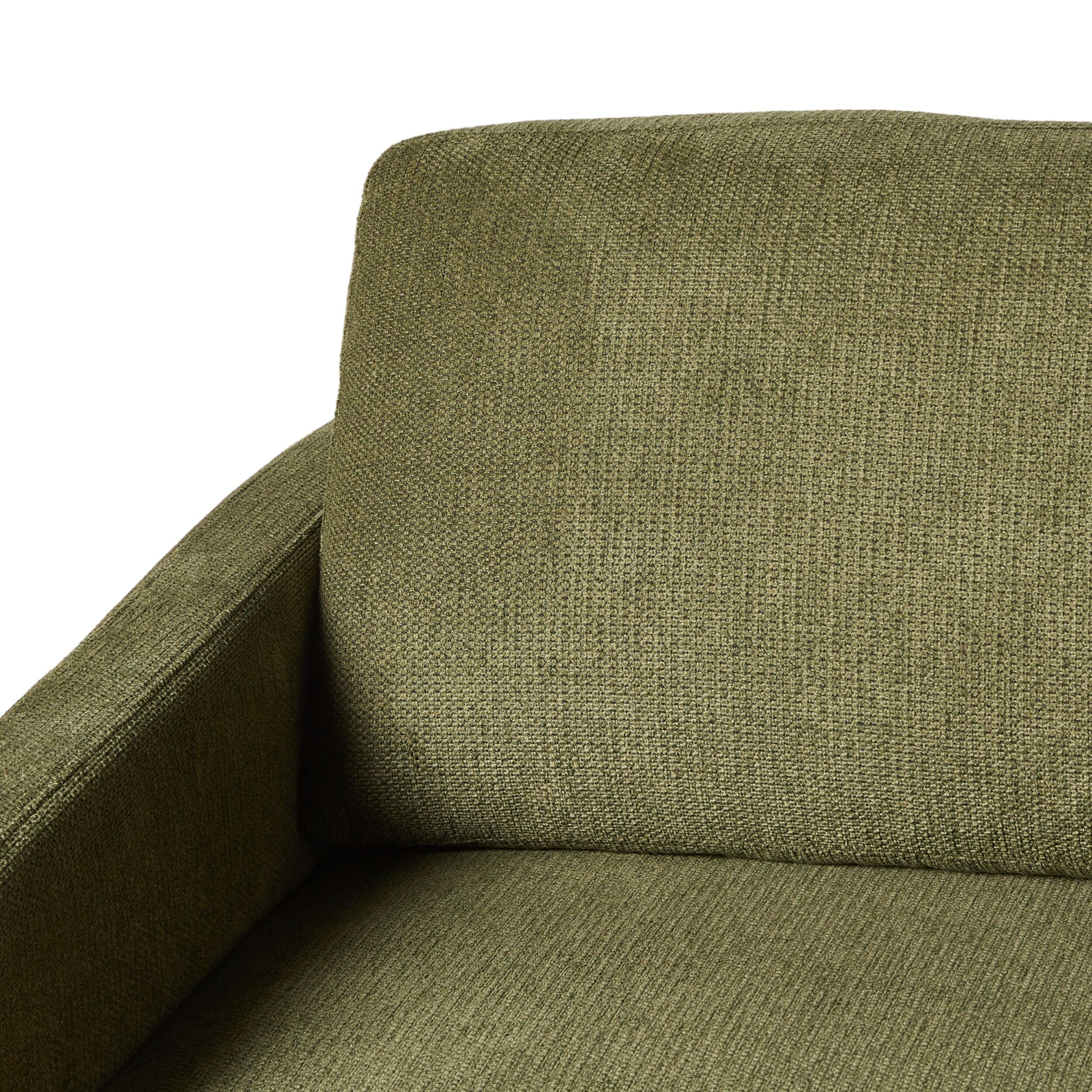 Boden Armchair Sorrento Olive - Modern Upholstered Accent Chair for Living Room, Bedroom, or Office - Comfortable Lounge Seating with Olive Green Fabric