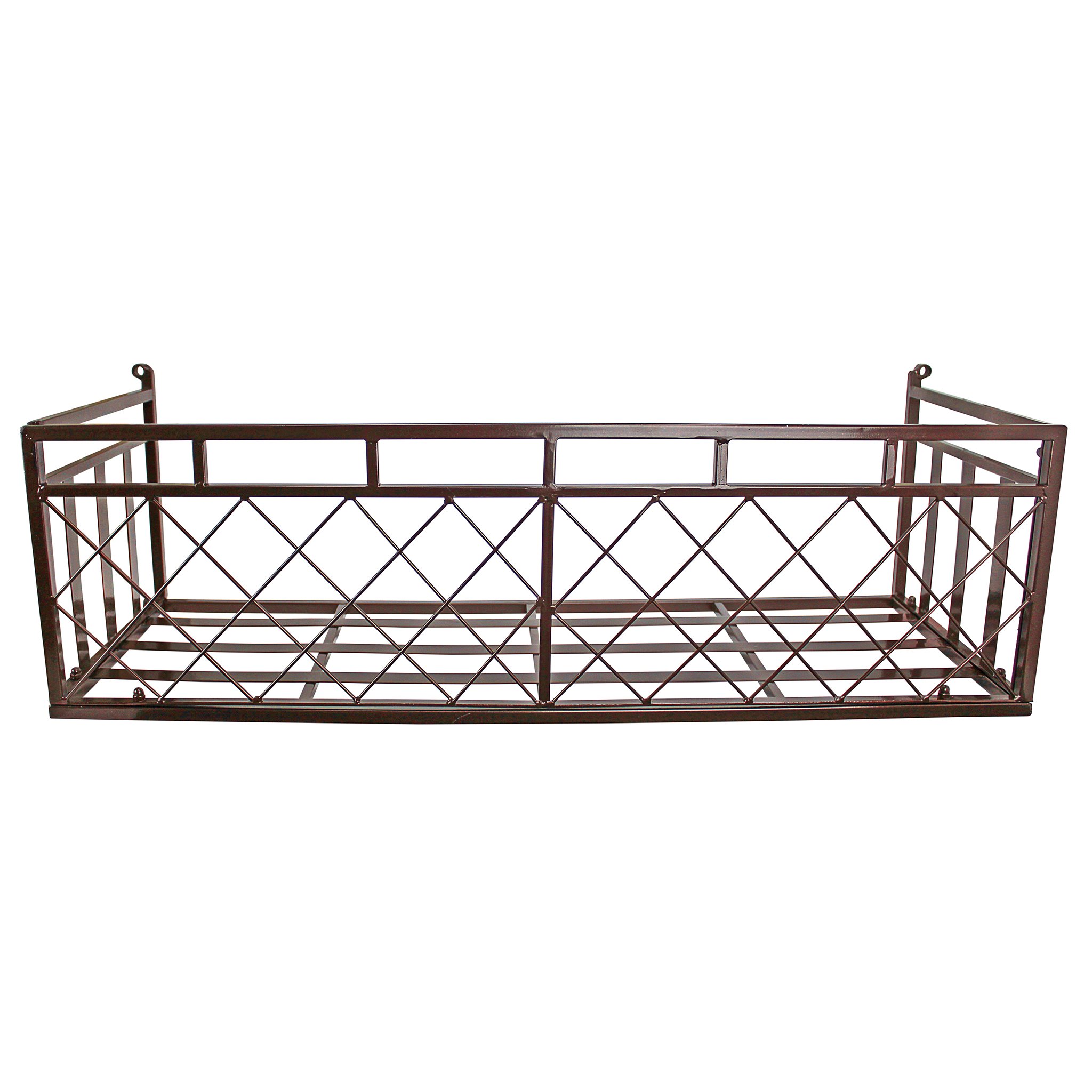 Design Toscano European-Style Metal Window Box Planter - Decorative Outdoor Flower Box for Balcony, Garden & Patio - Rust-Resistant Hanging Planter with Drainage Holes