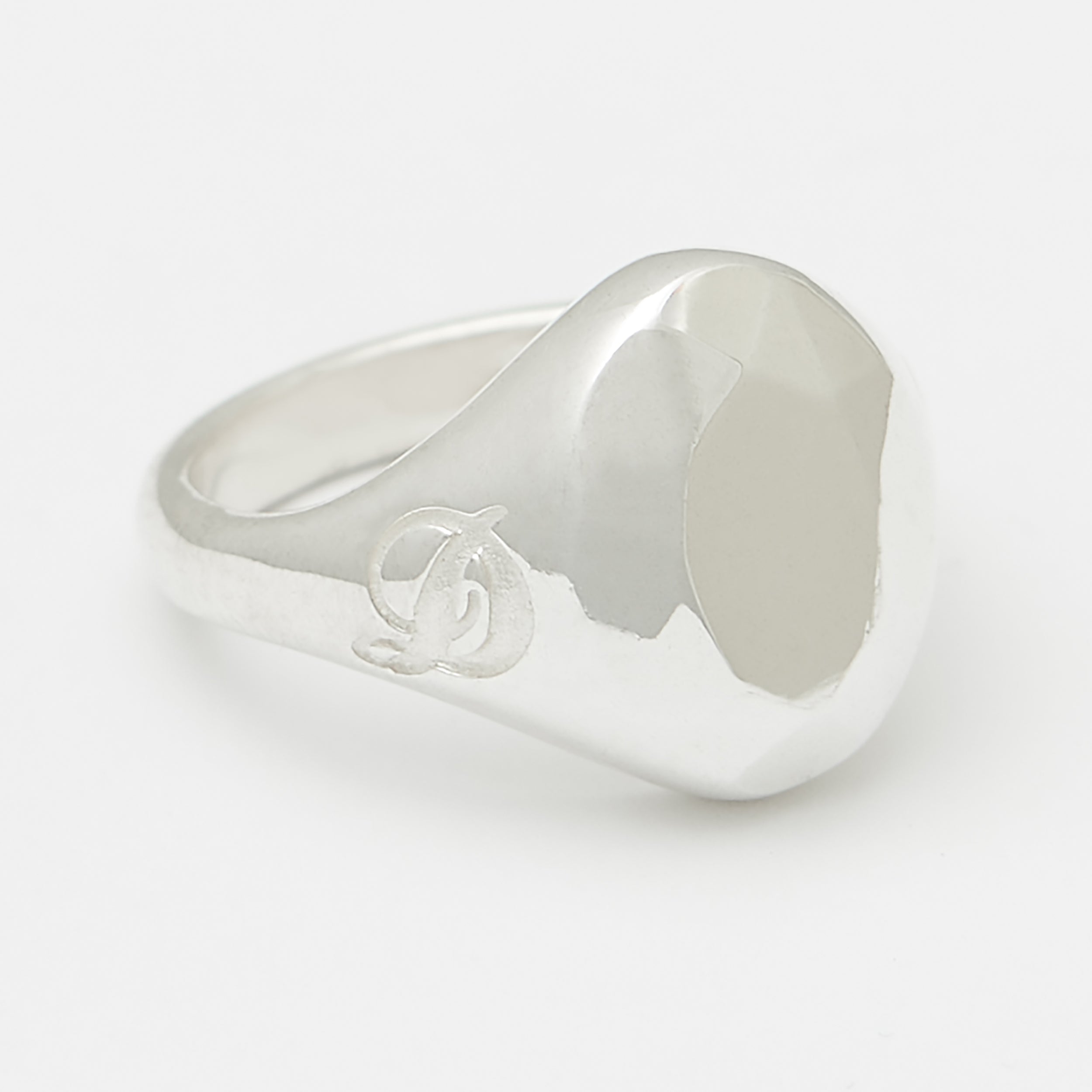 Sterling Silver Diamond Signet Ring for Women - Elegant Jewelry Gift for Weddings, Anniversaries & Special Occasions