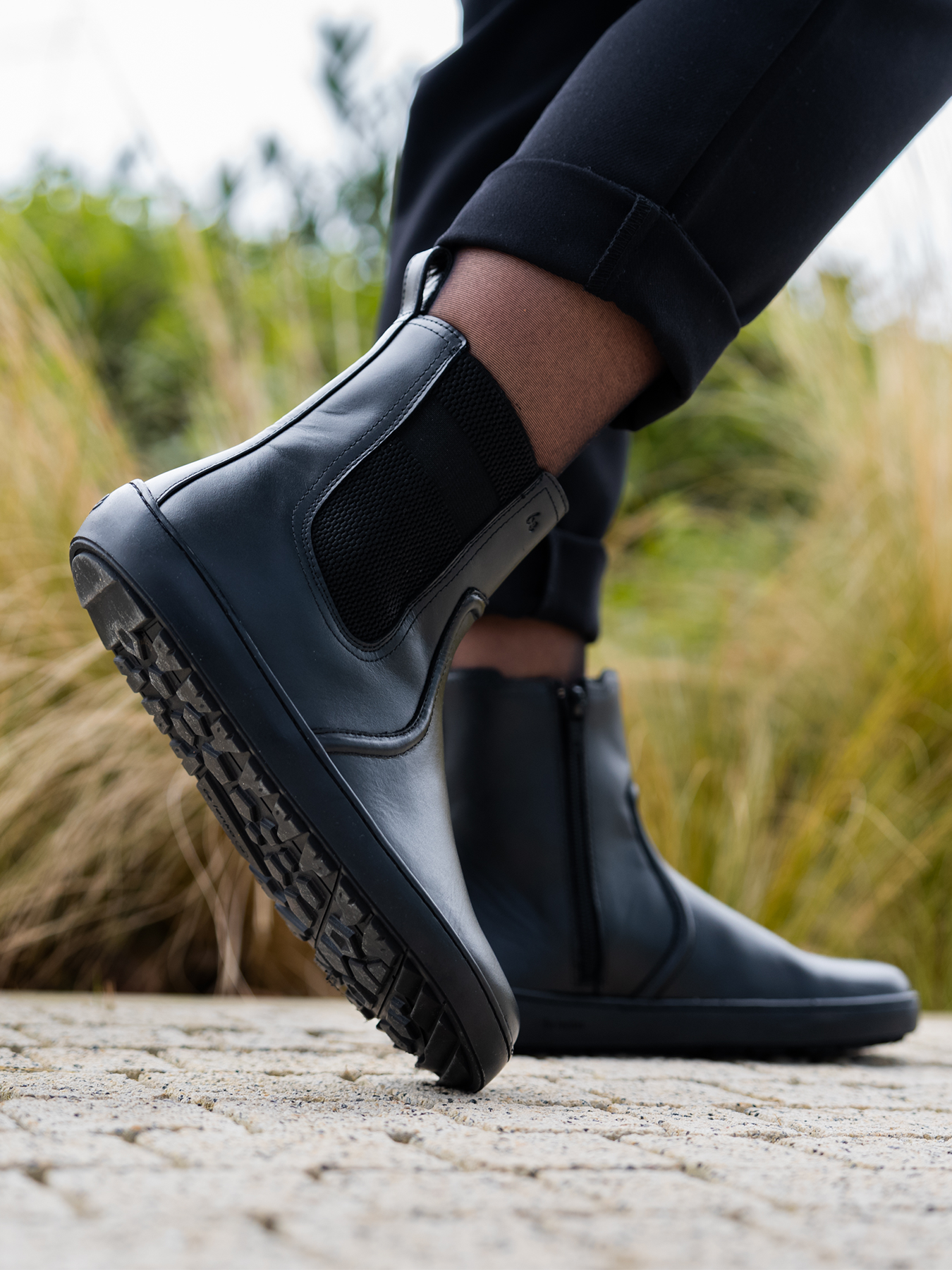 Barefoot Boots for Women - Be Lenka Allure All Black | Comfortable & Stylish Minimalist Shoes for Walking, Hiking & Everyday Wear
